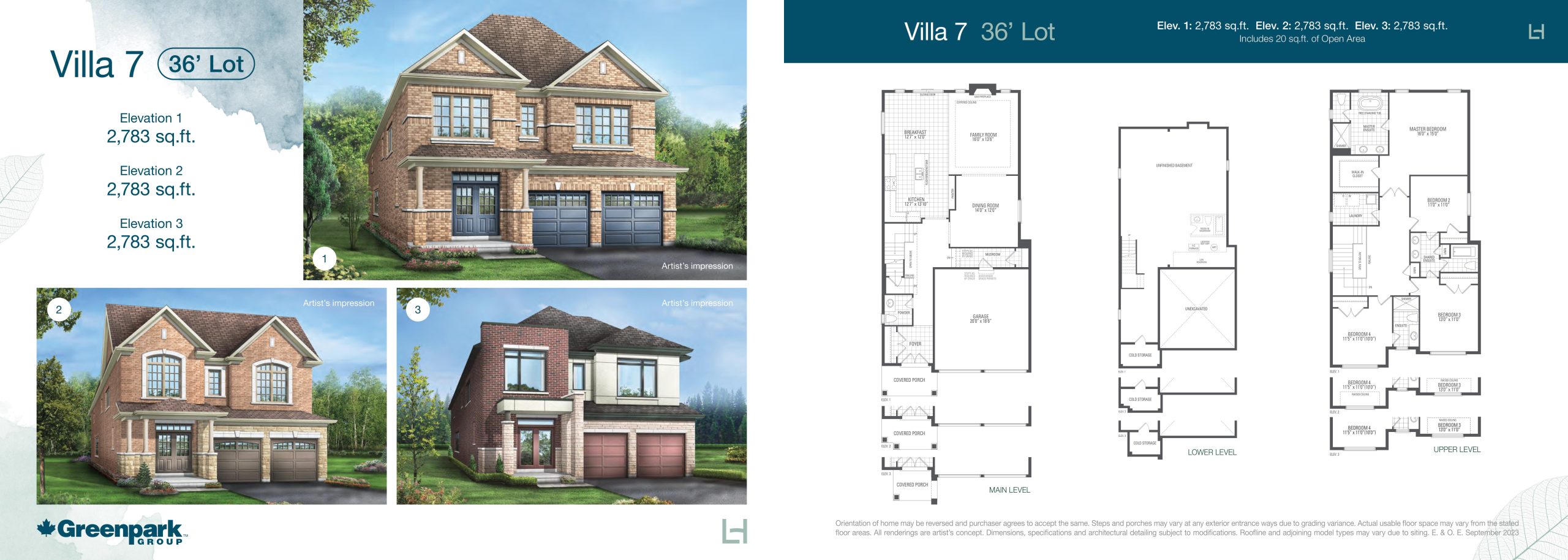 Villa 7 floor plan