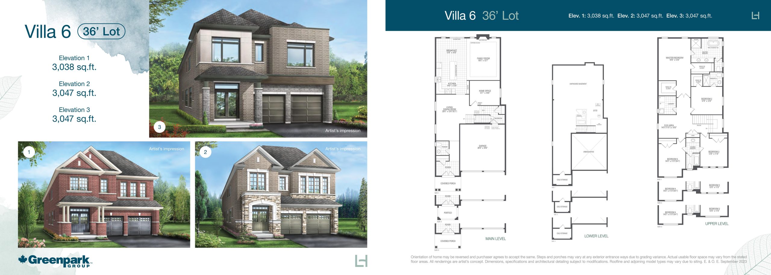 Villa 6 floor plan