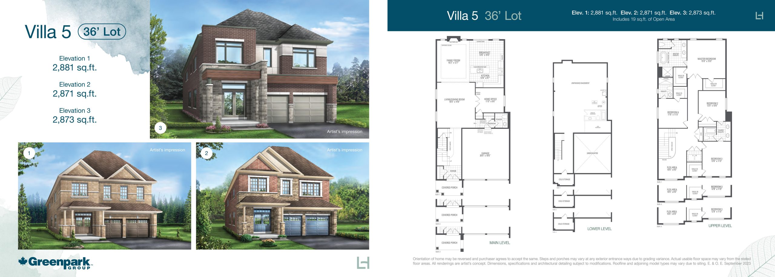 Villa 5 floor plan