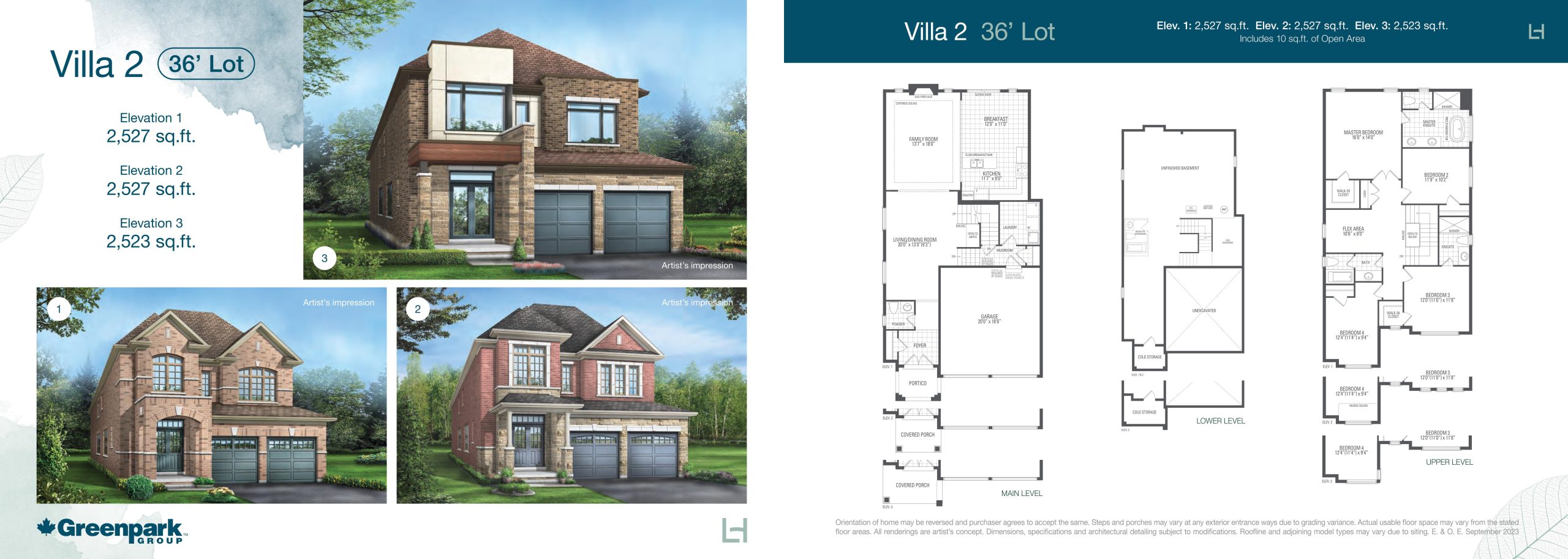 Villa 2 floor plan