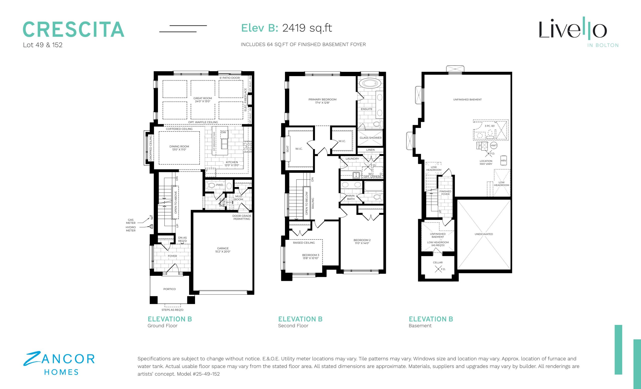 Crescita floor plan