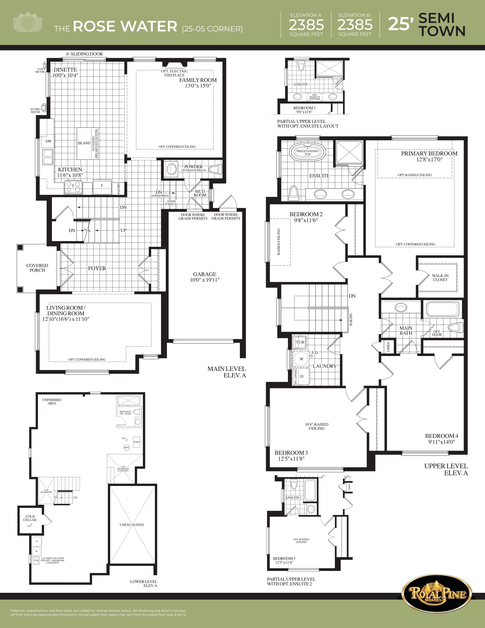 The Rose Water floor plan