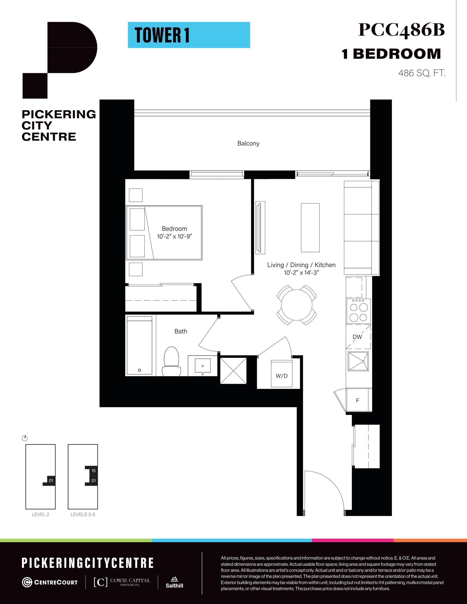 PCC486B floor plan