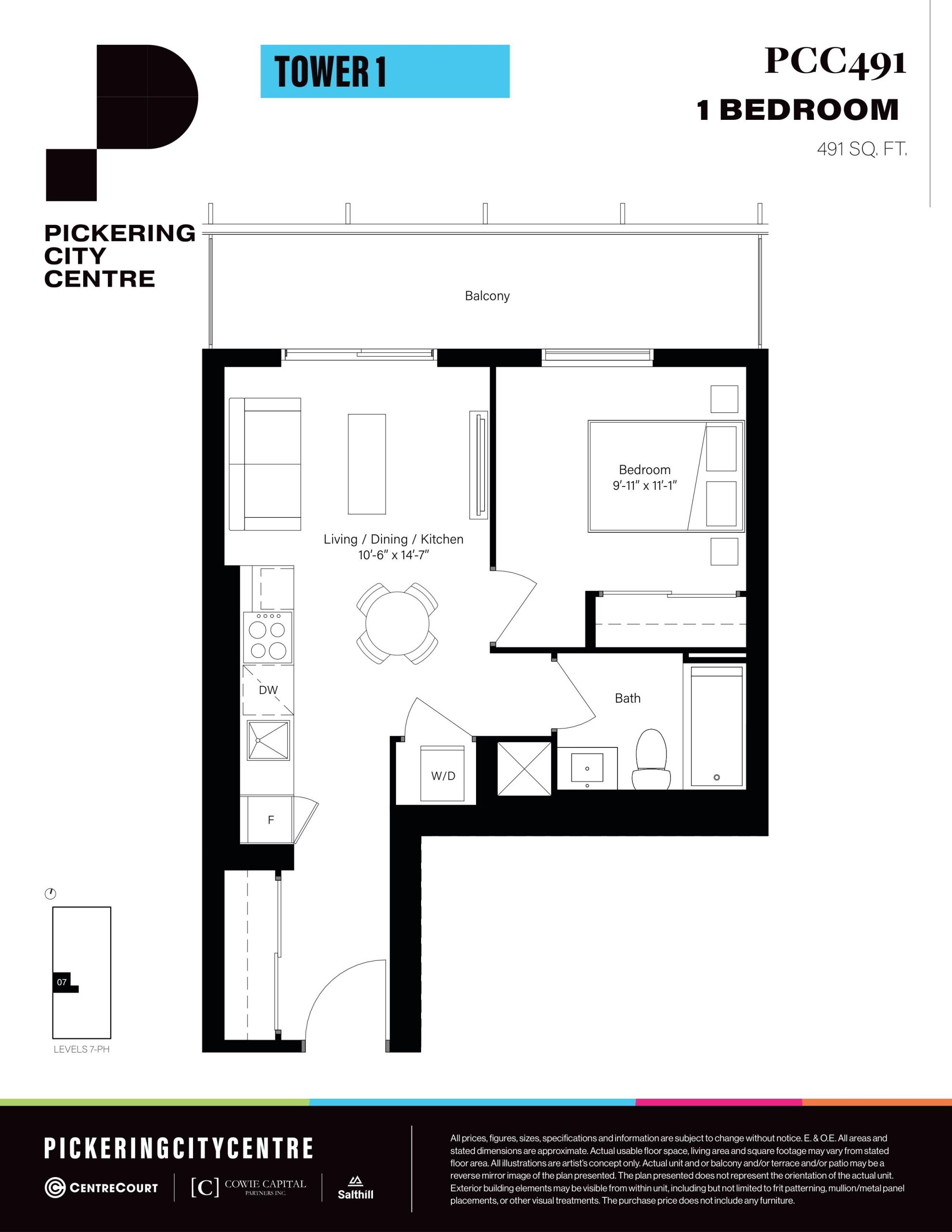PCC491 floor plan