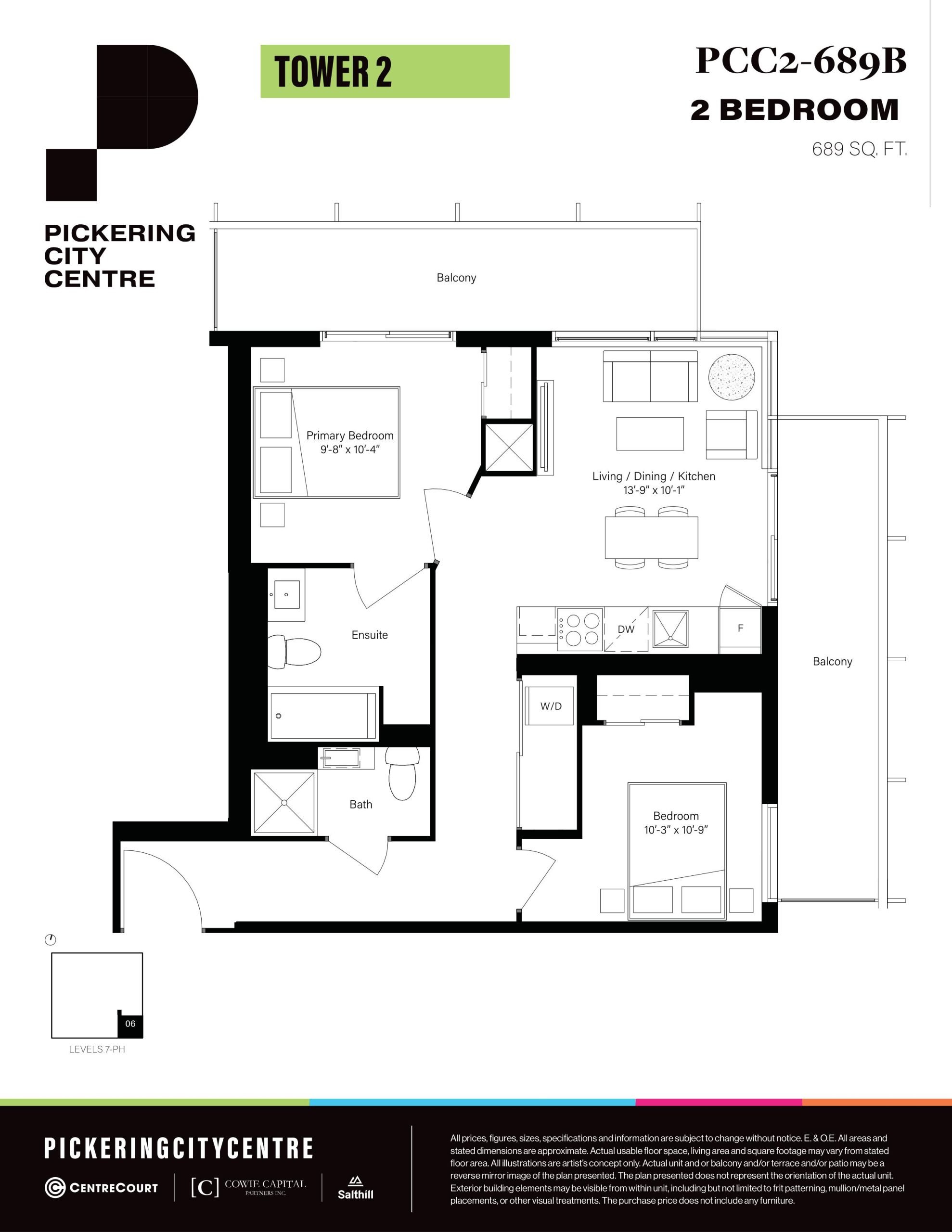 PCC2-689B floor plan