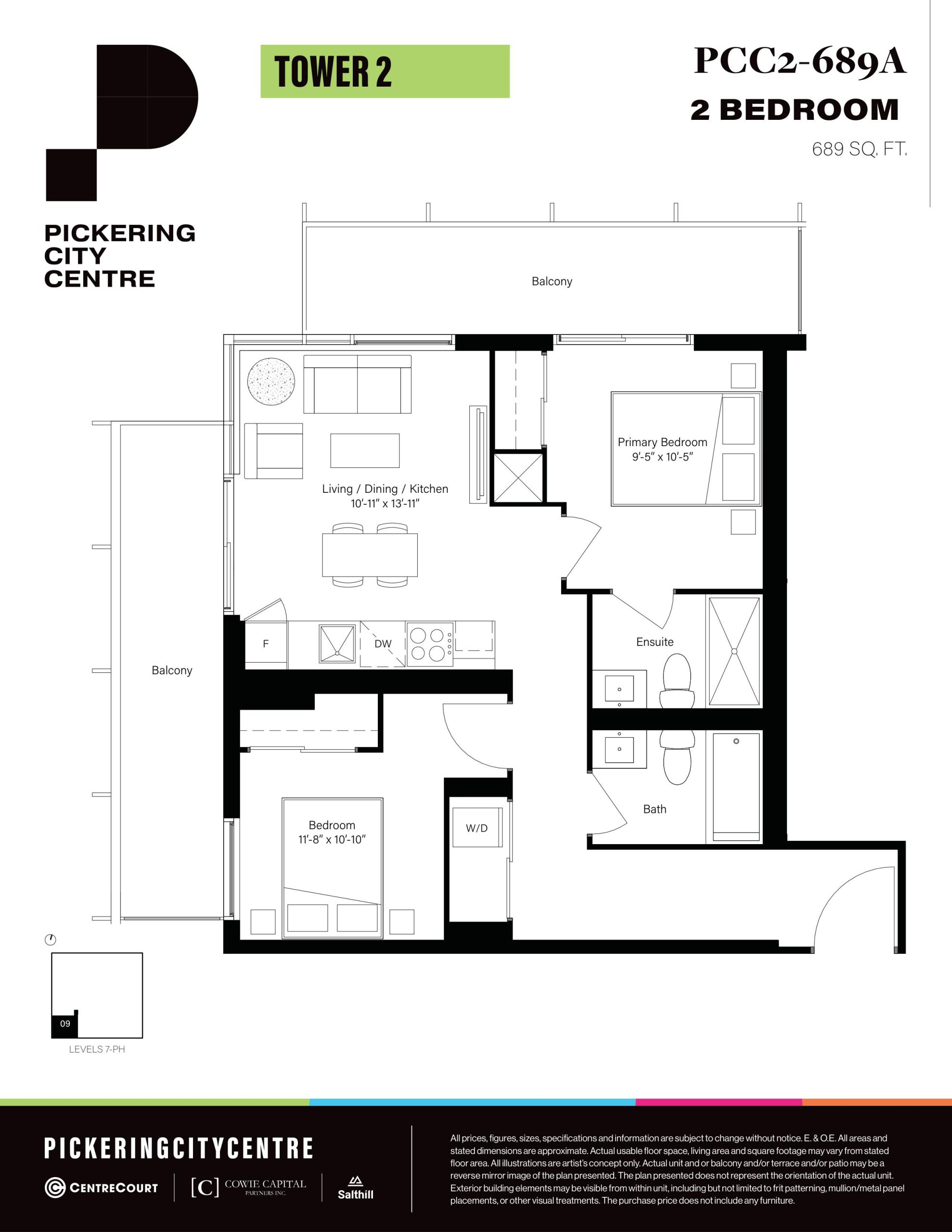 PCC2-689A floor plan