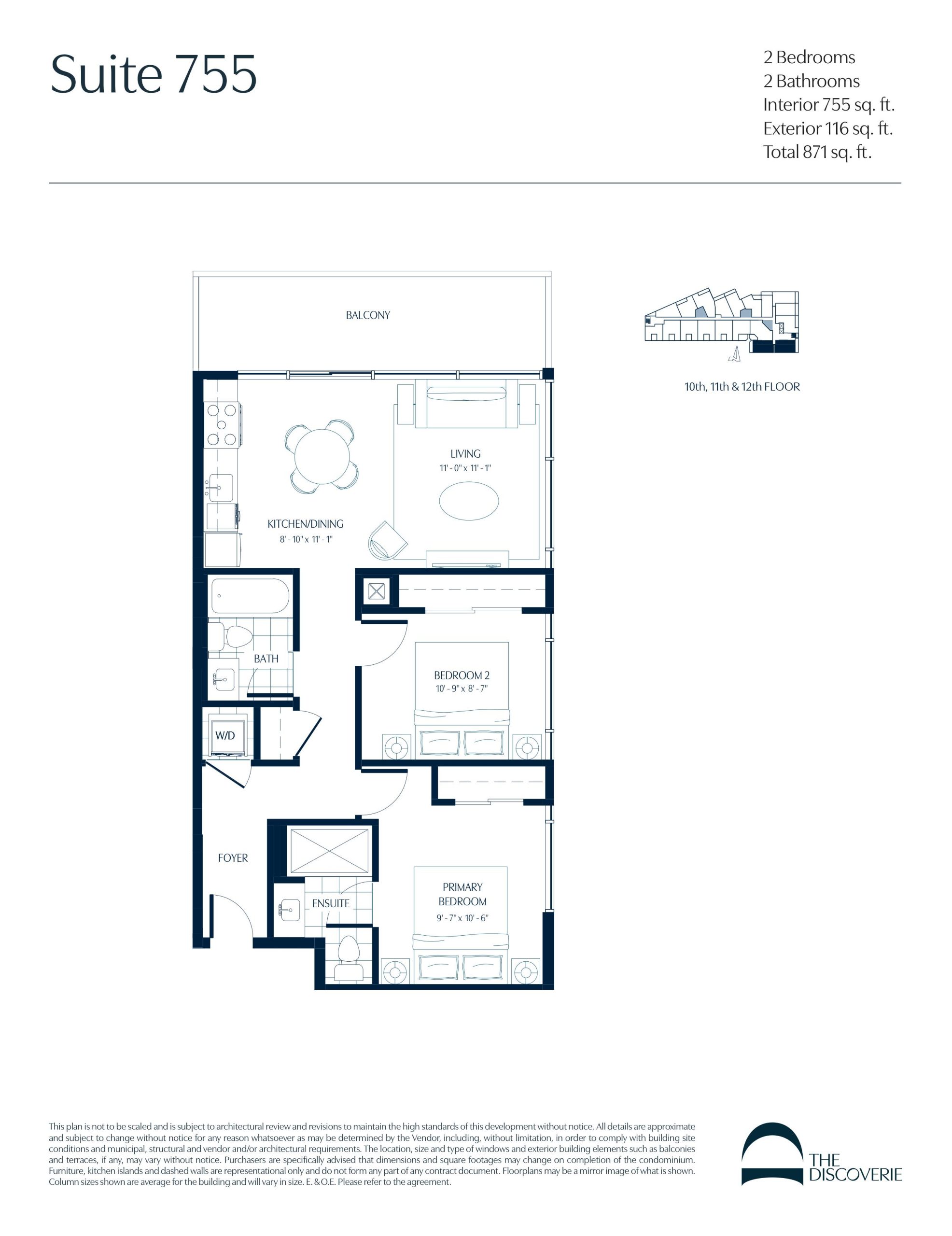 Suite 755 floor plan