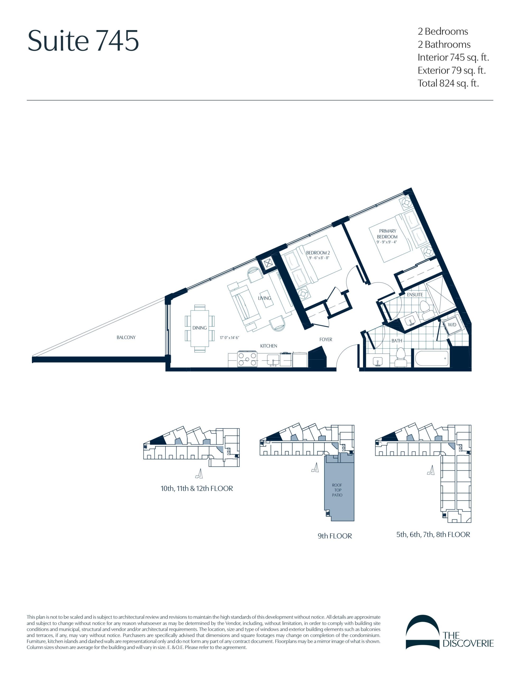 Suite 745 floor plan