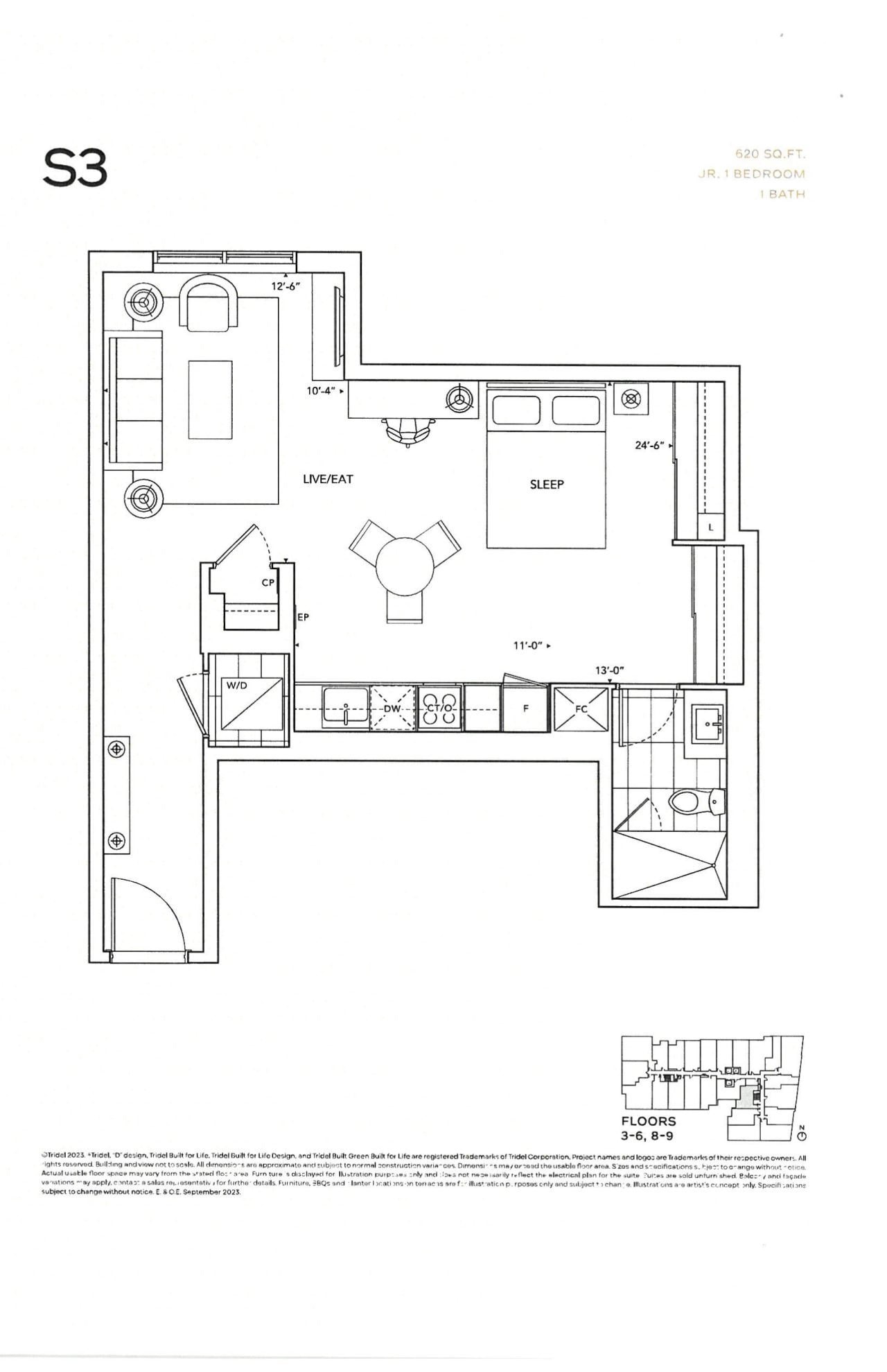 S3 floor plan
