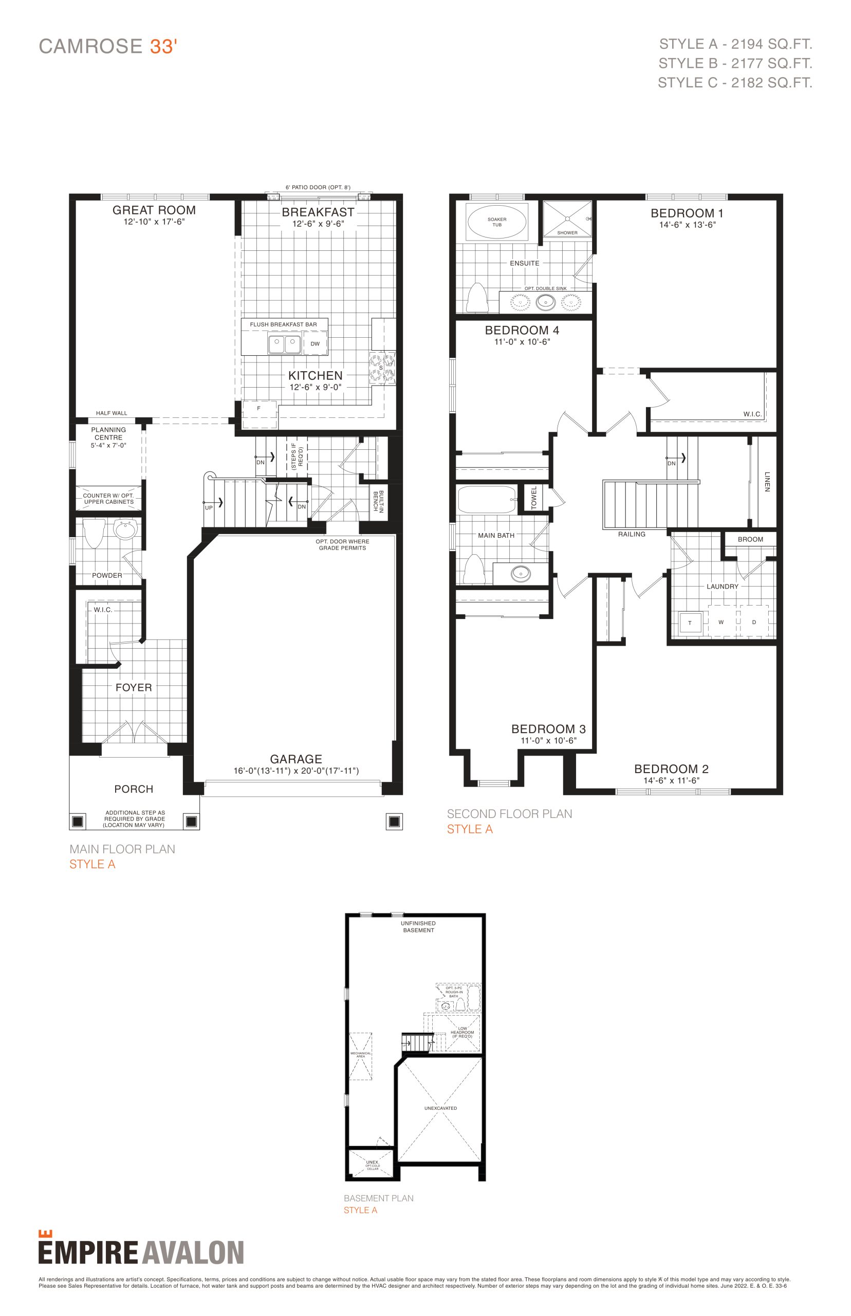 Camrose 33 floor plan
