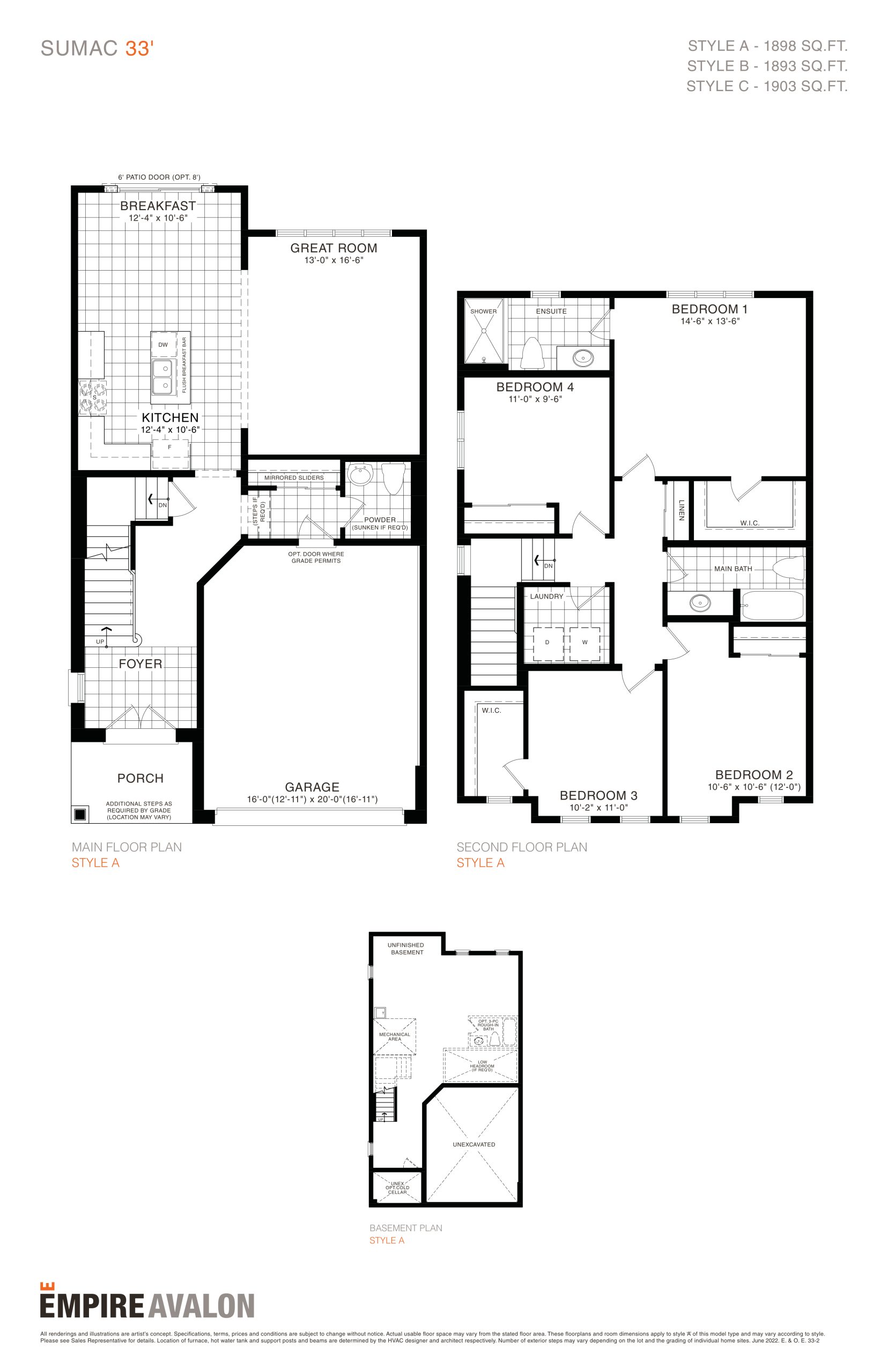 Sumac 33 floor plan
