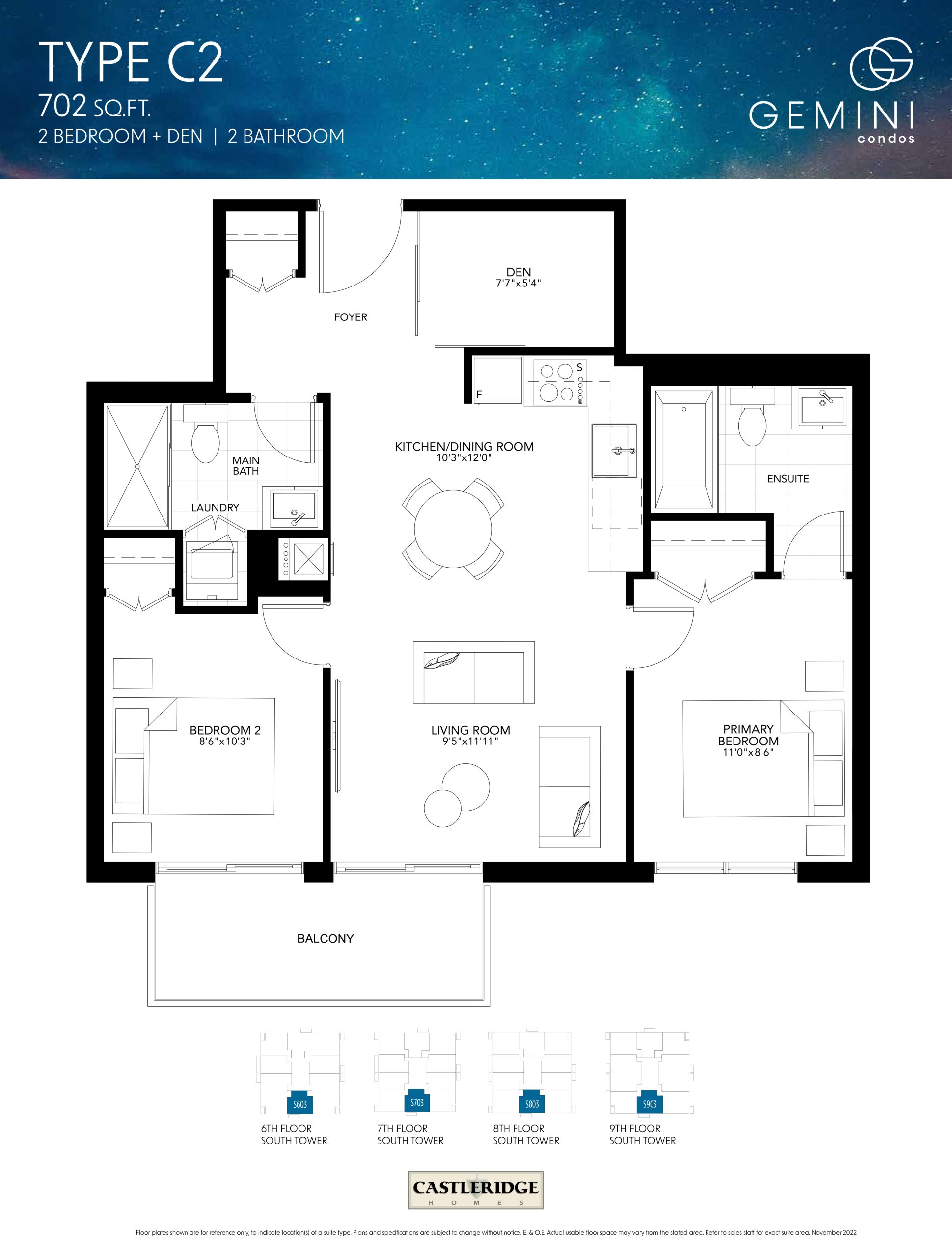 Type C2 floor plan
