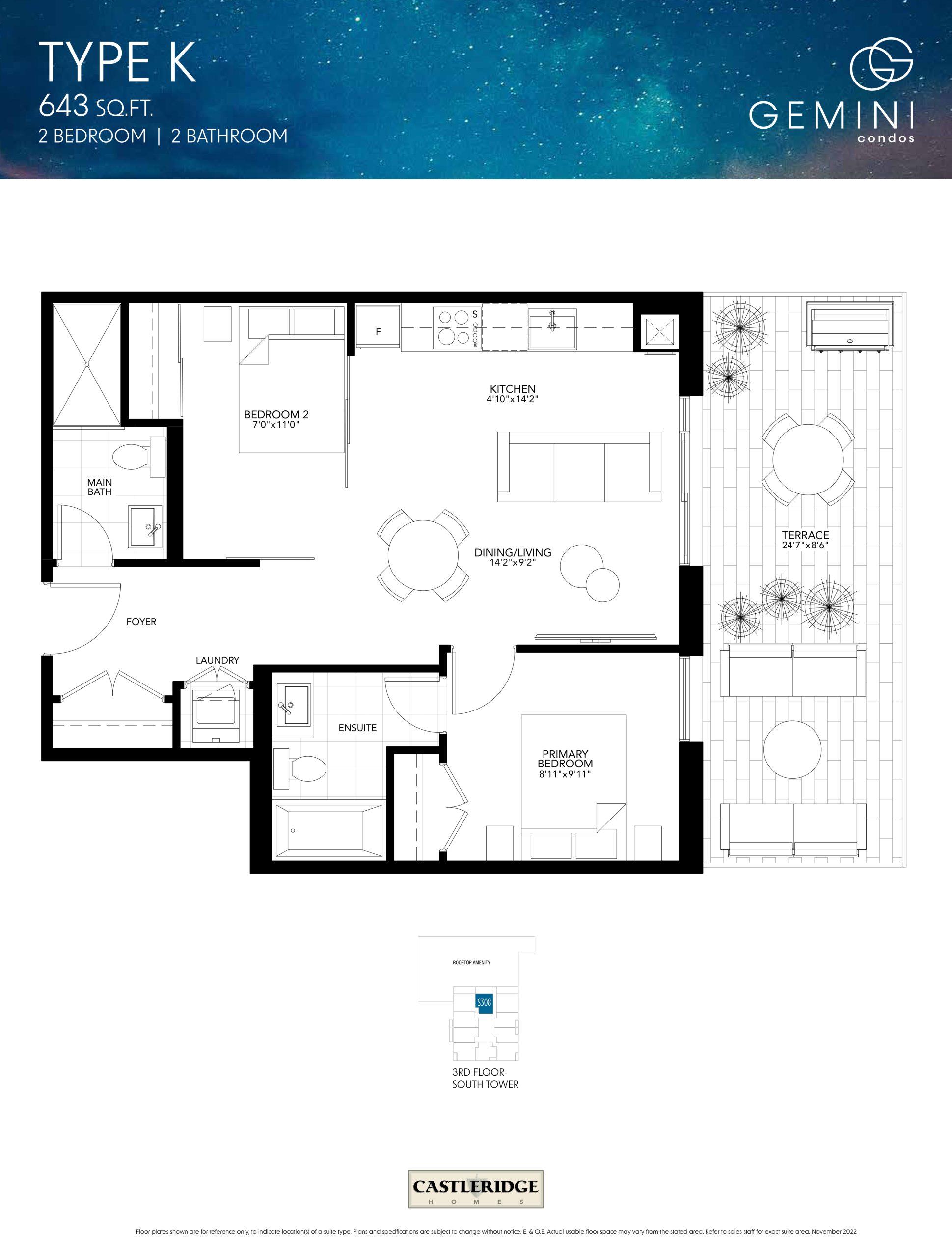 Type K floor plan