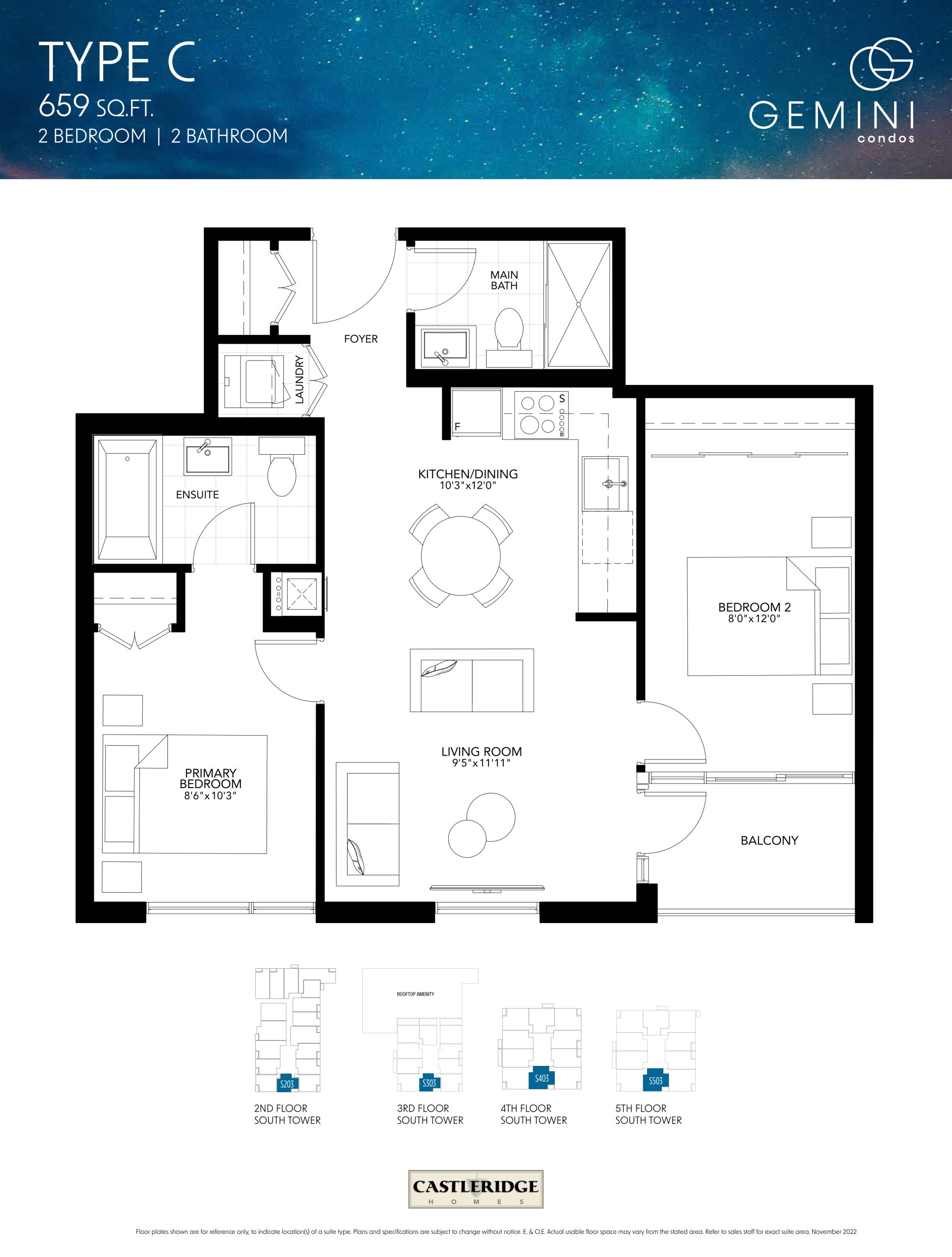 Type C floor plan