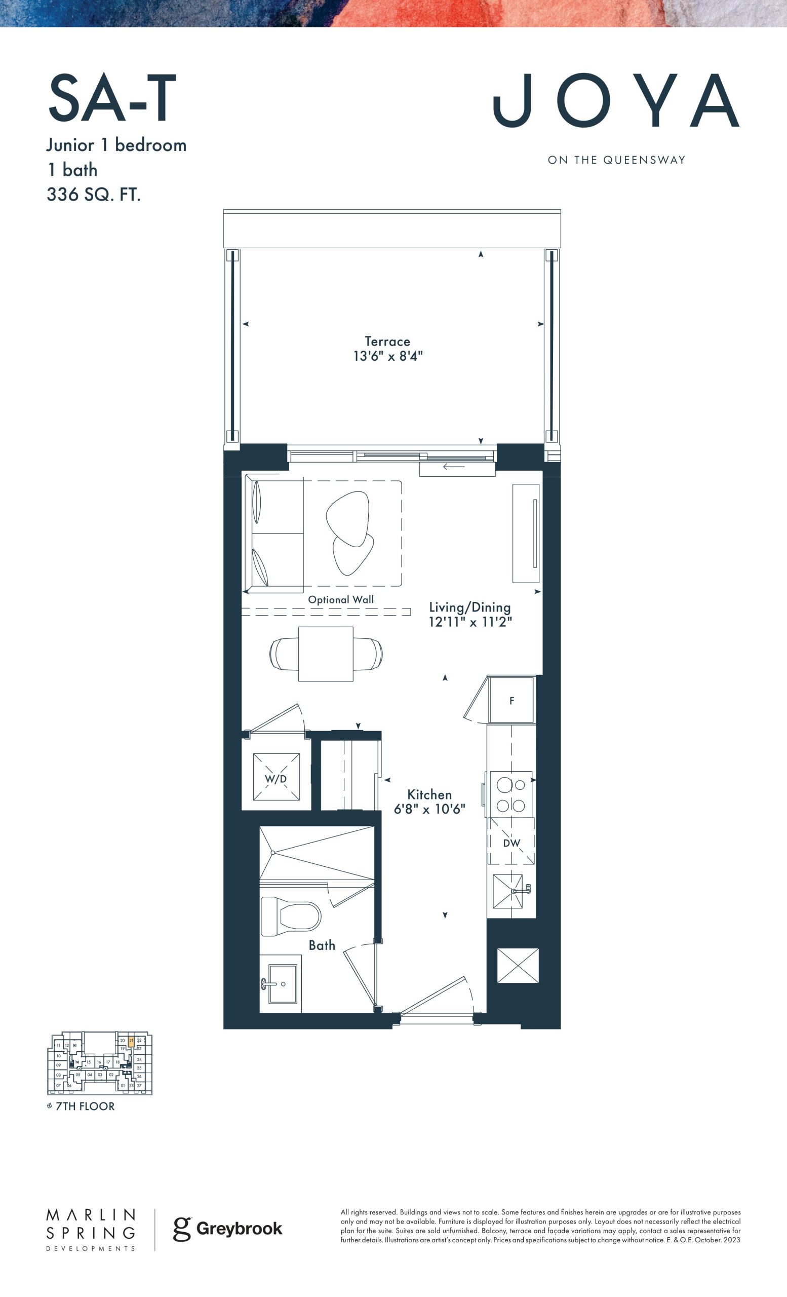 SA-T floor plan