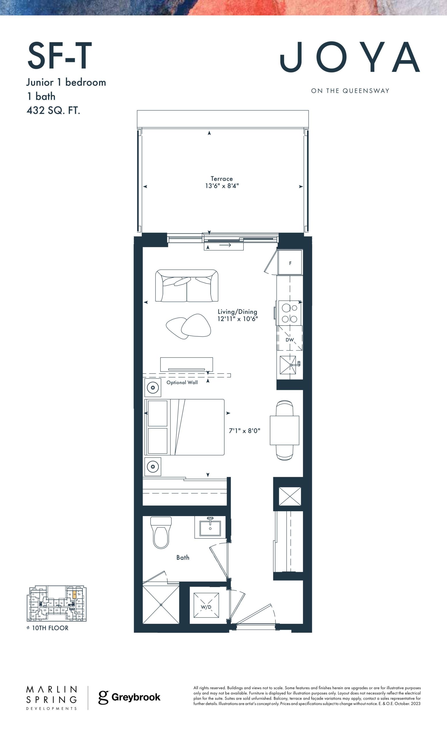 SF-T floor plan