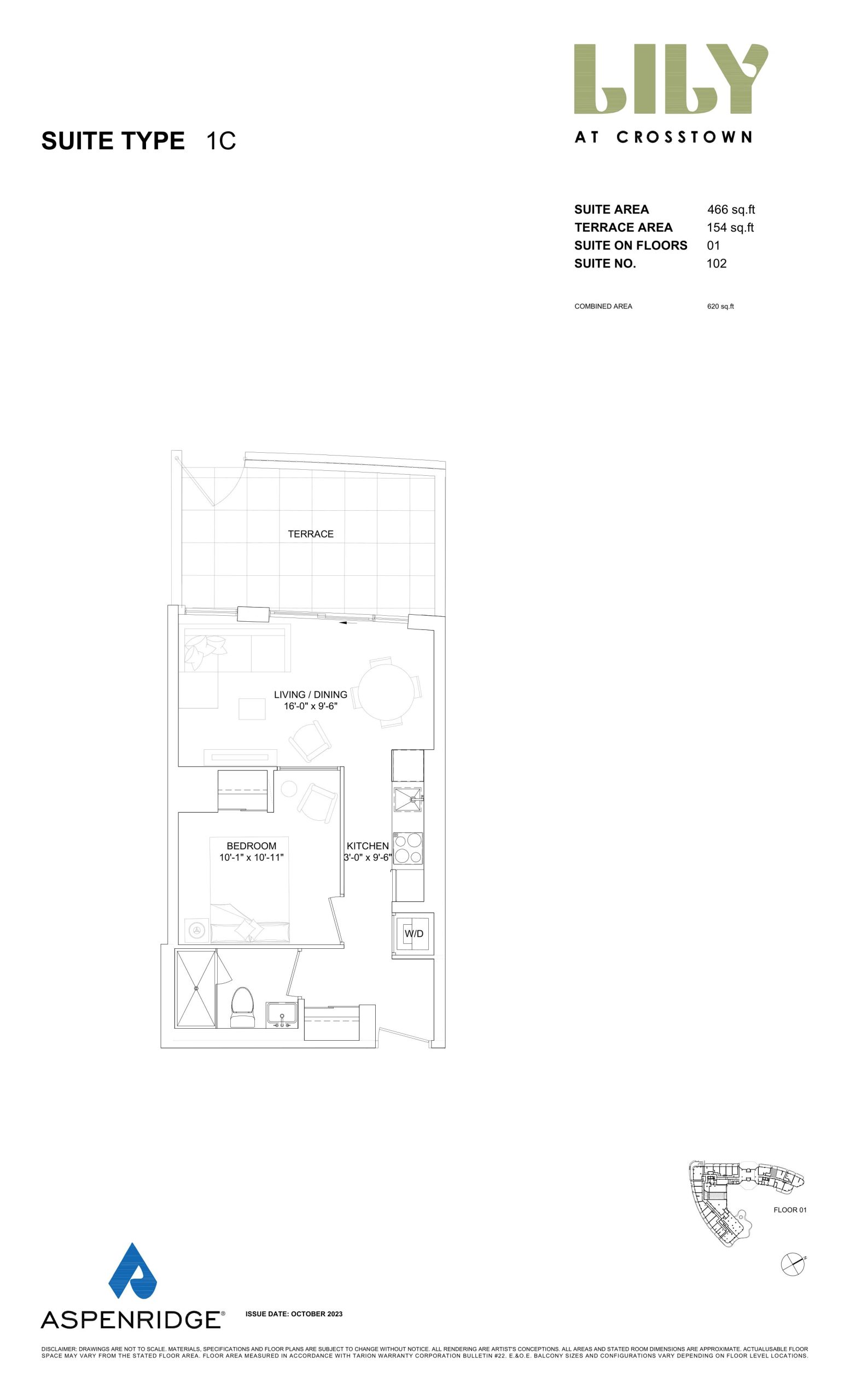 1C floor plan