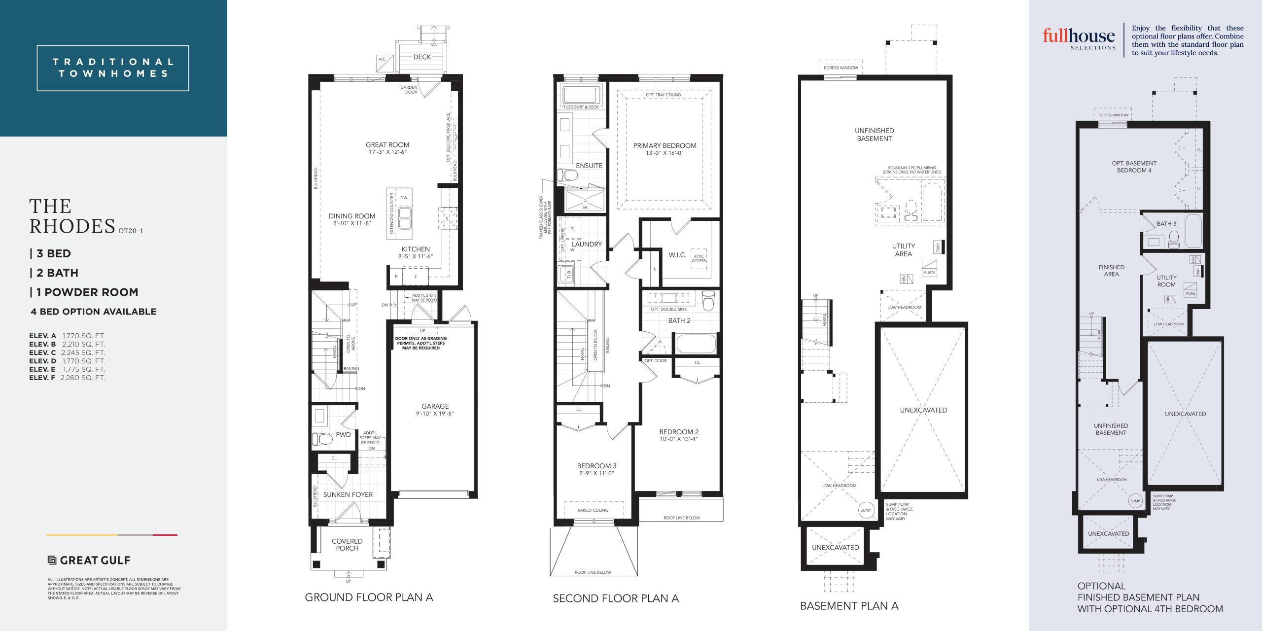 The Rhodes floor plan