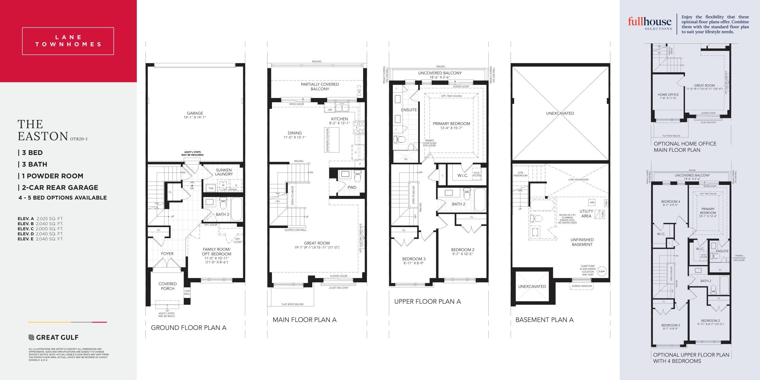The Easton floor plan