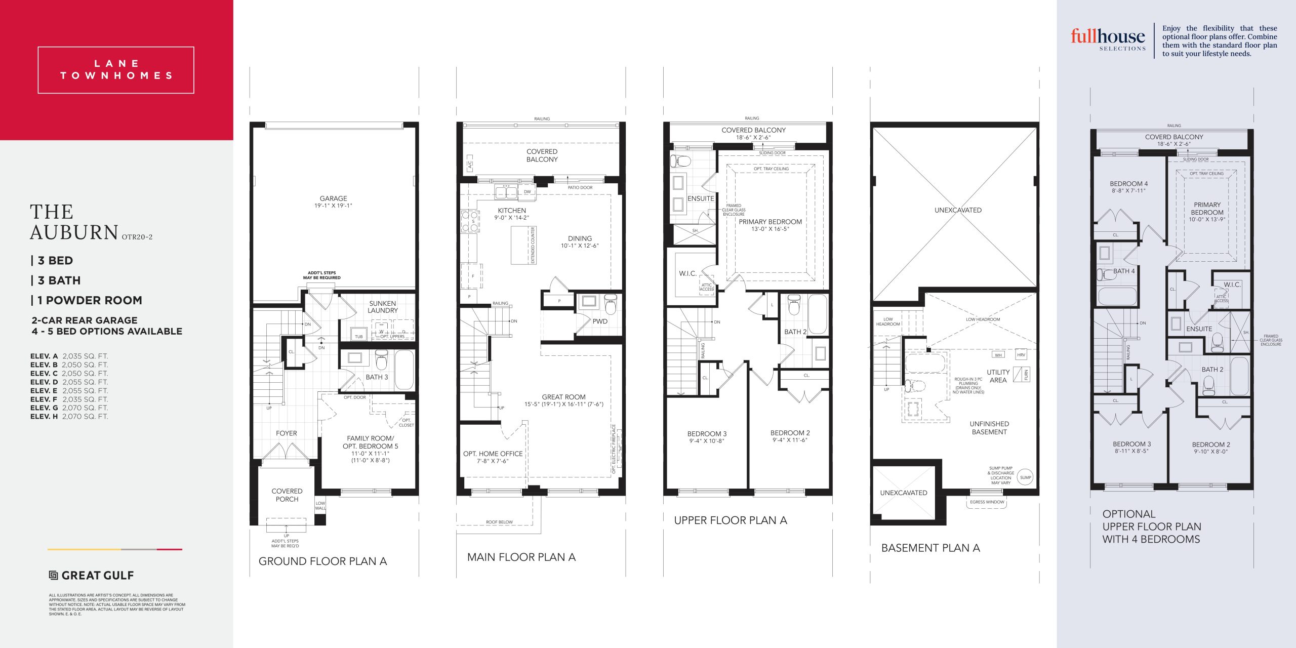 The Auburn floor plan