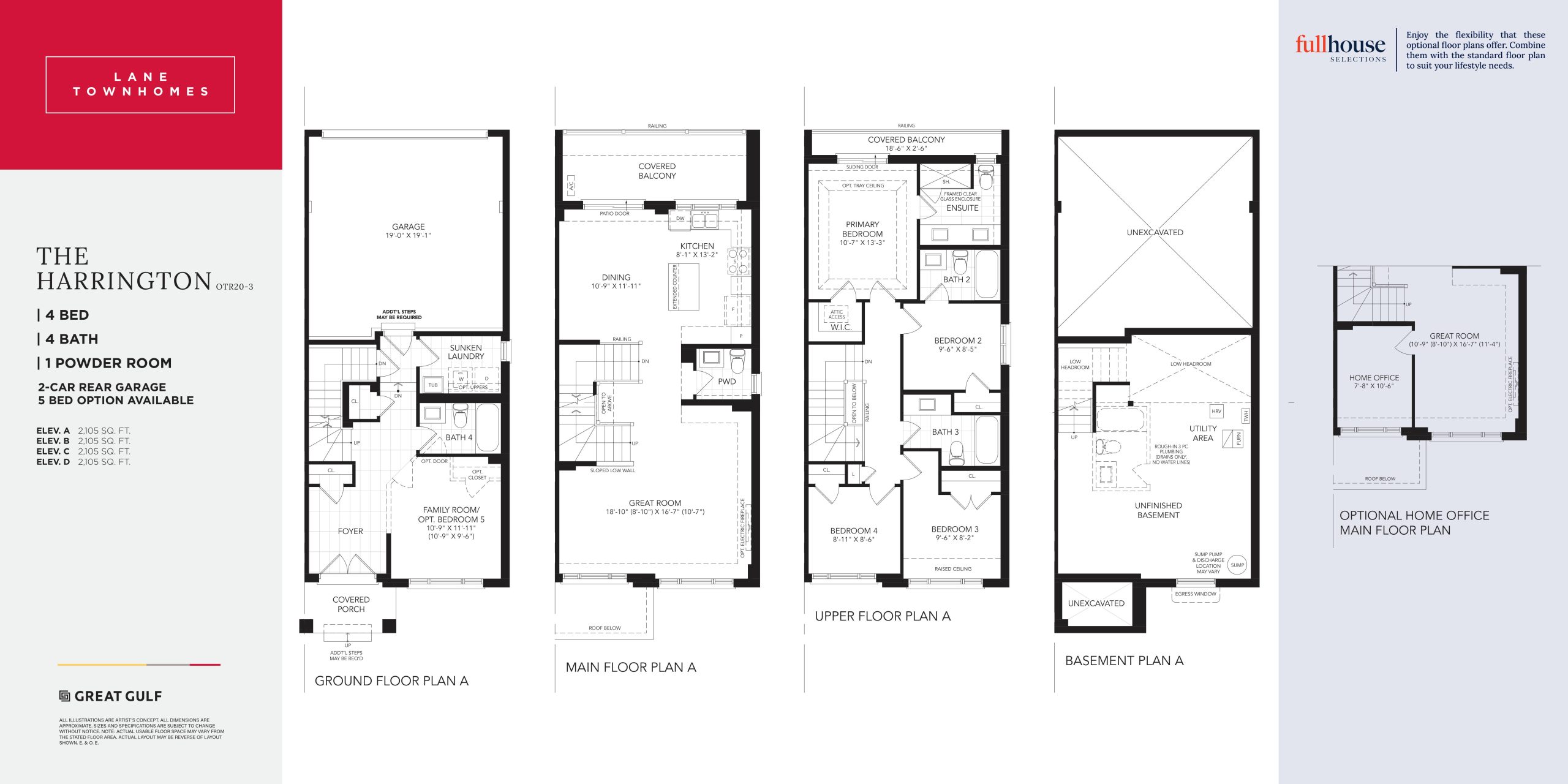 The Harrington floor plan