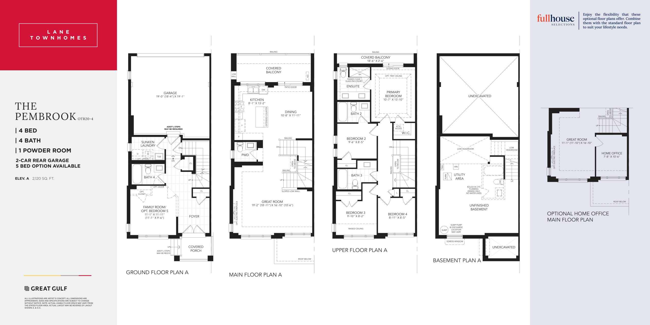 The Pembrook floor plan