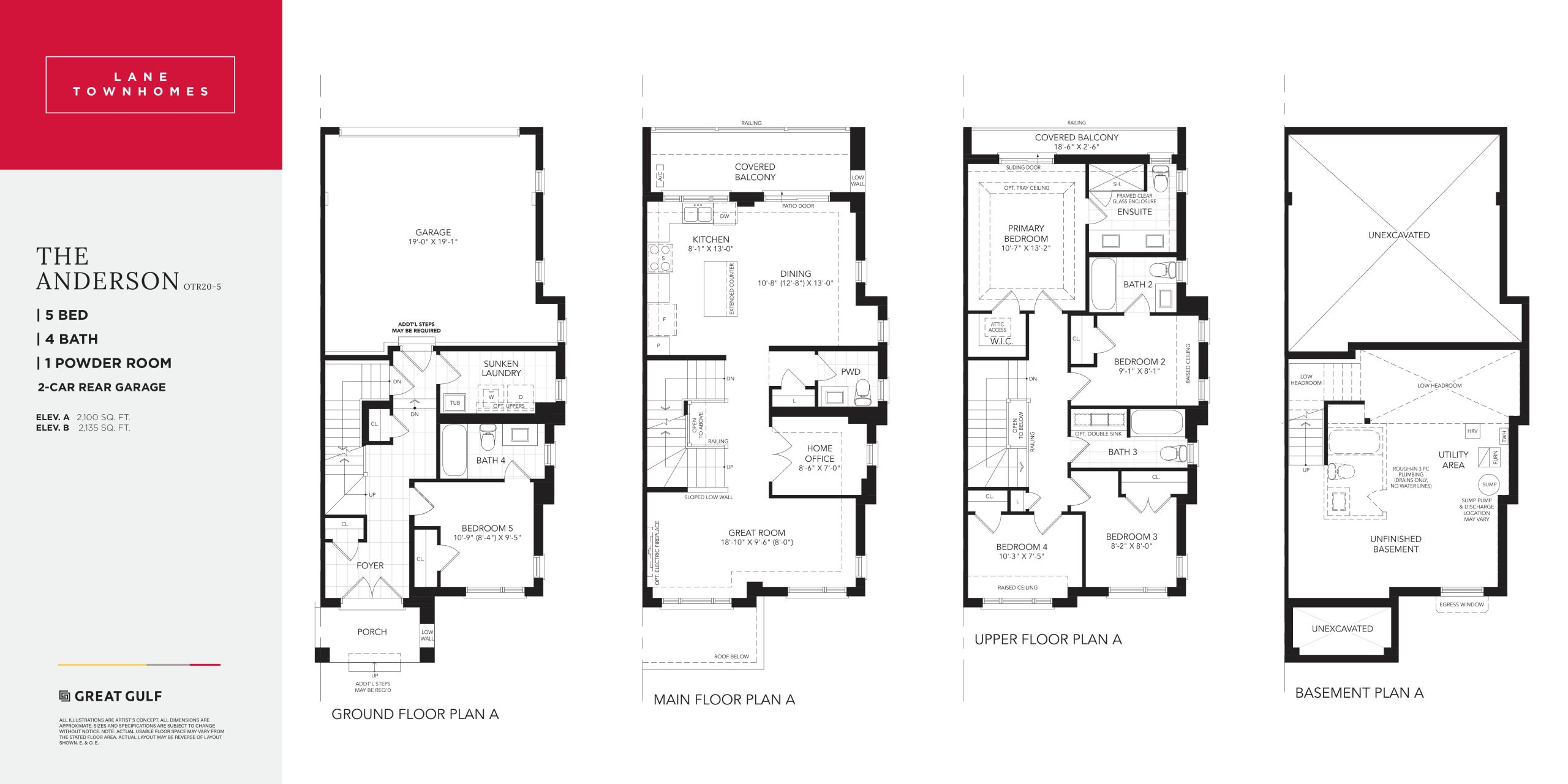 The Anderson floor plan