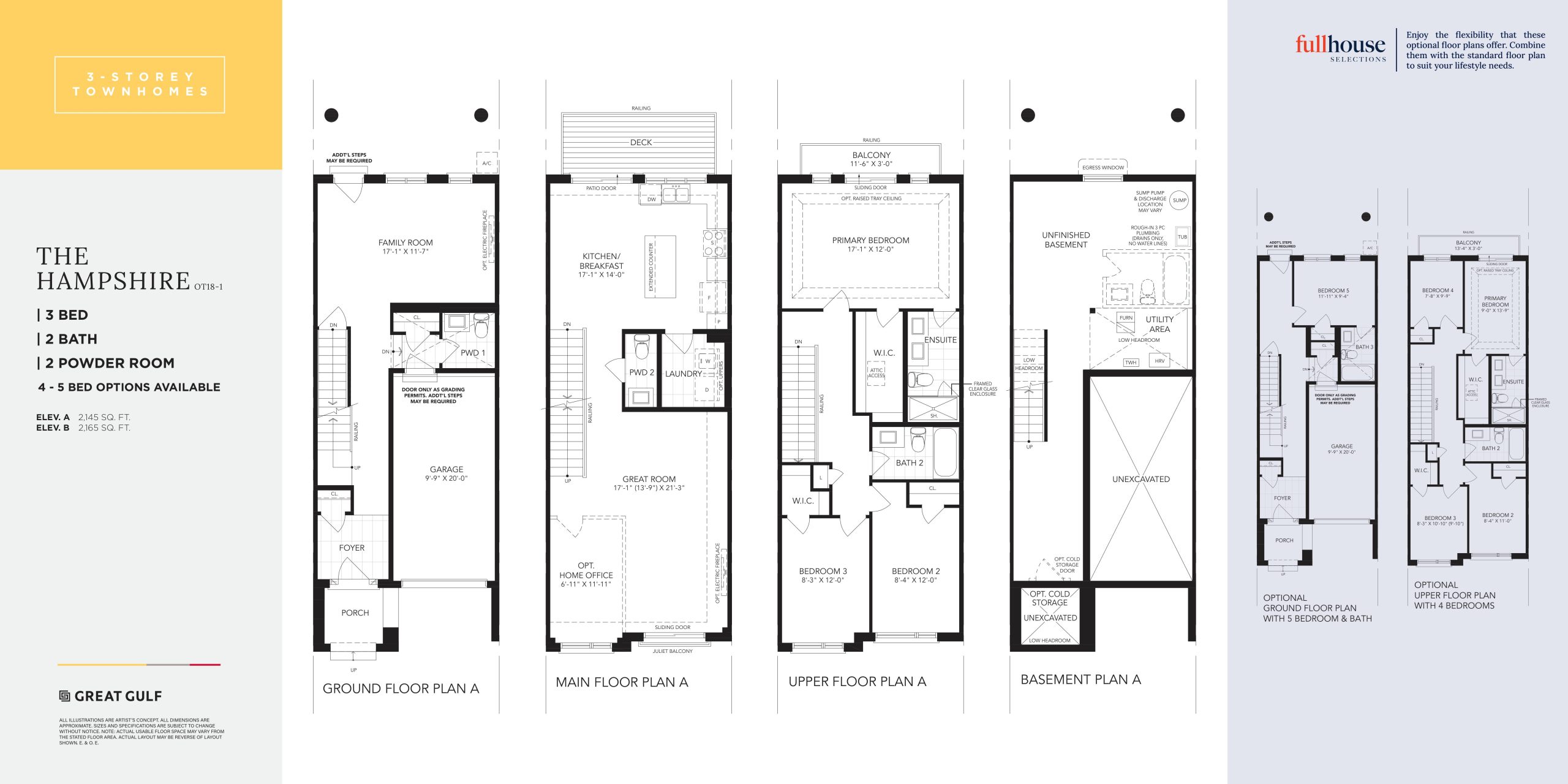 The Hampshire floor plan