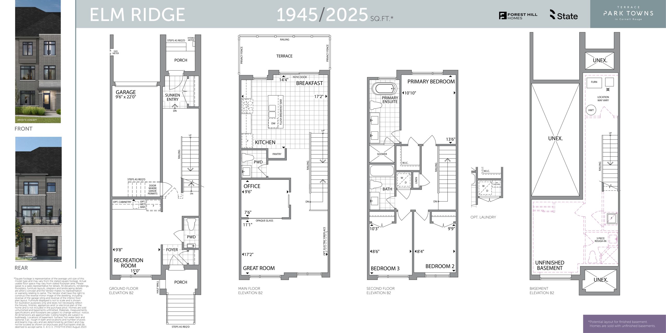 Elm Ridge floor plan