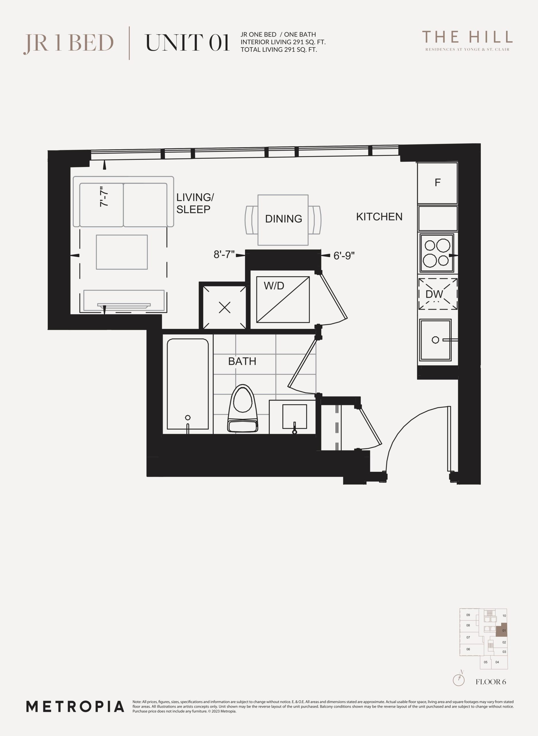 Unit 01 floor plan