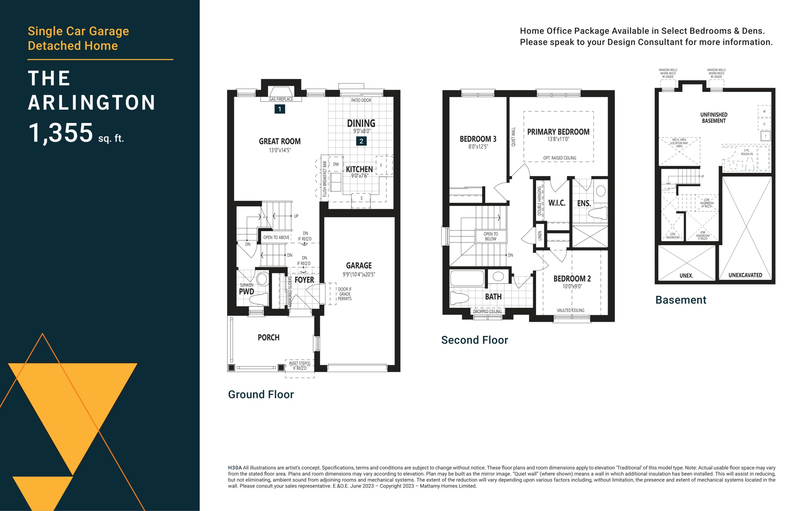 The Arlington floor plan