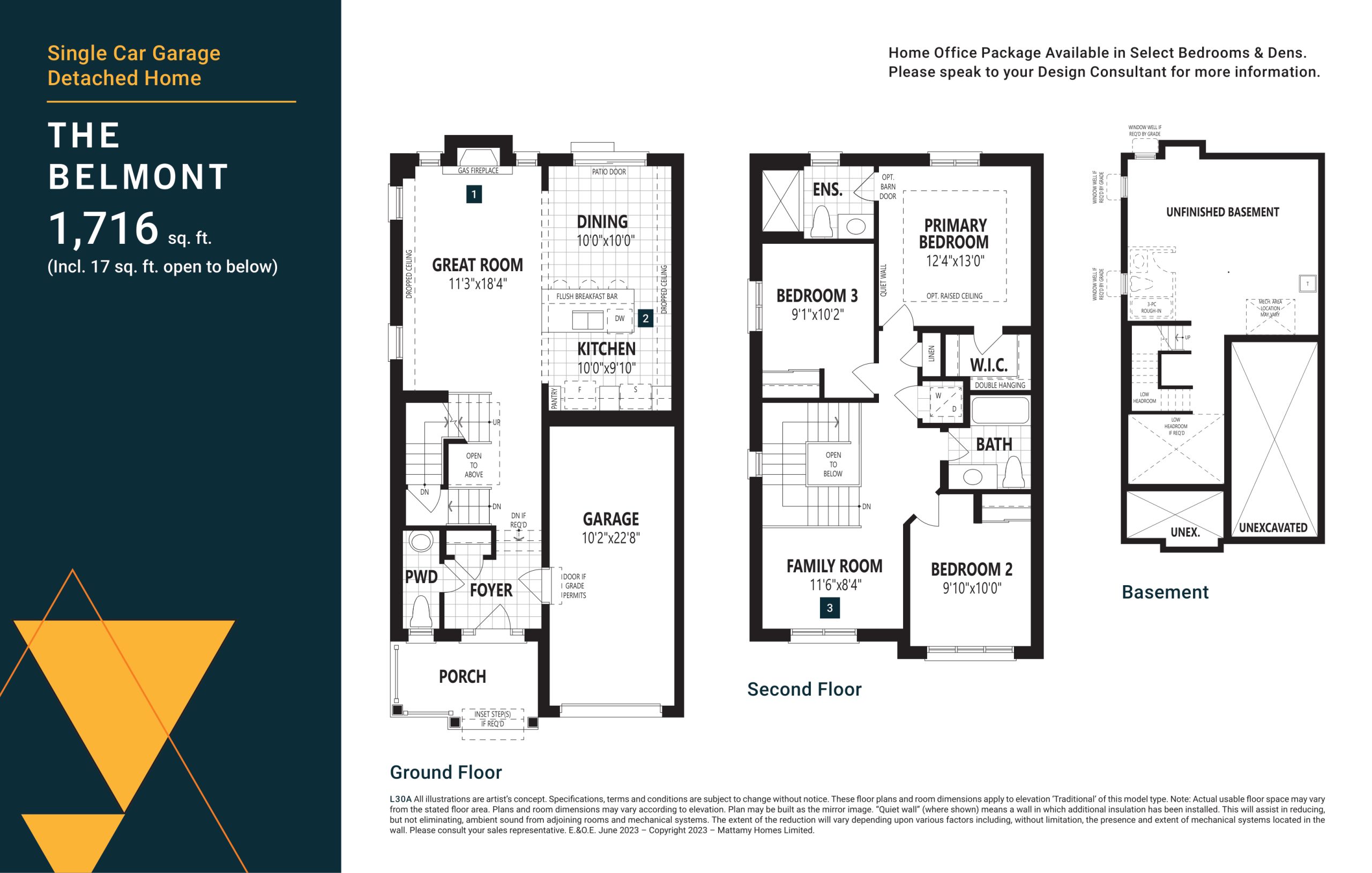 The Belmont floor plan