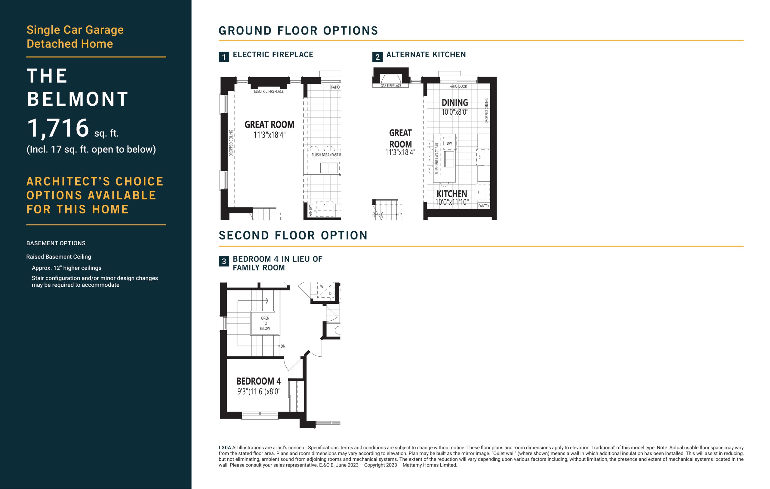 The Belmont (Ground Floor Options) floor plan