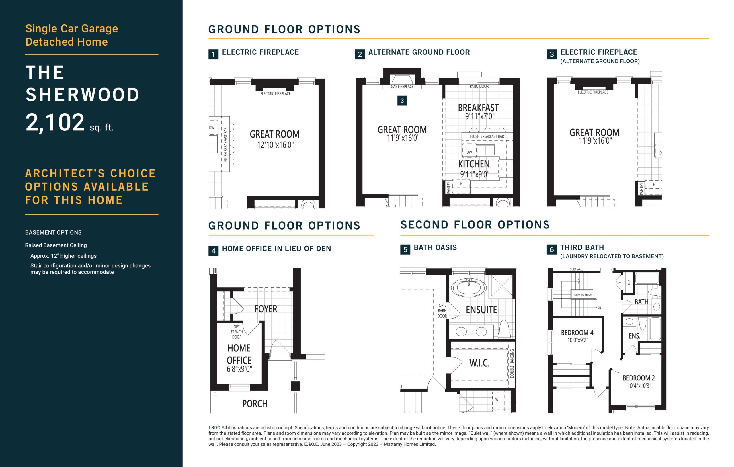The Sherwood (Ground Floor Options) floor plan