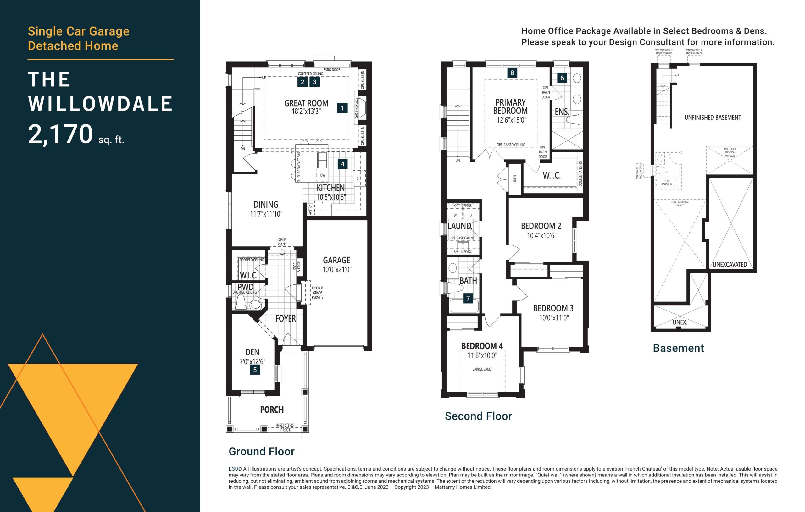 The Willowdale floor plan