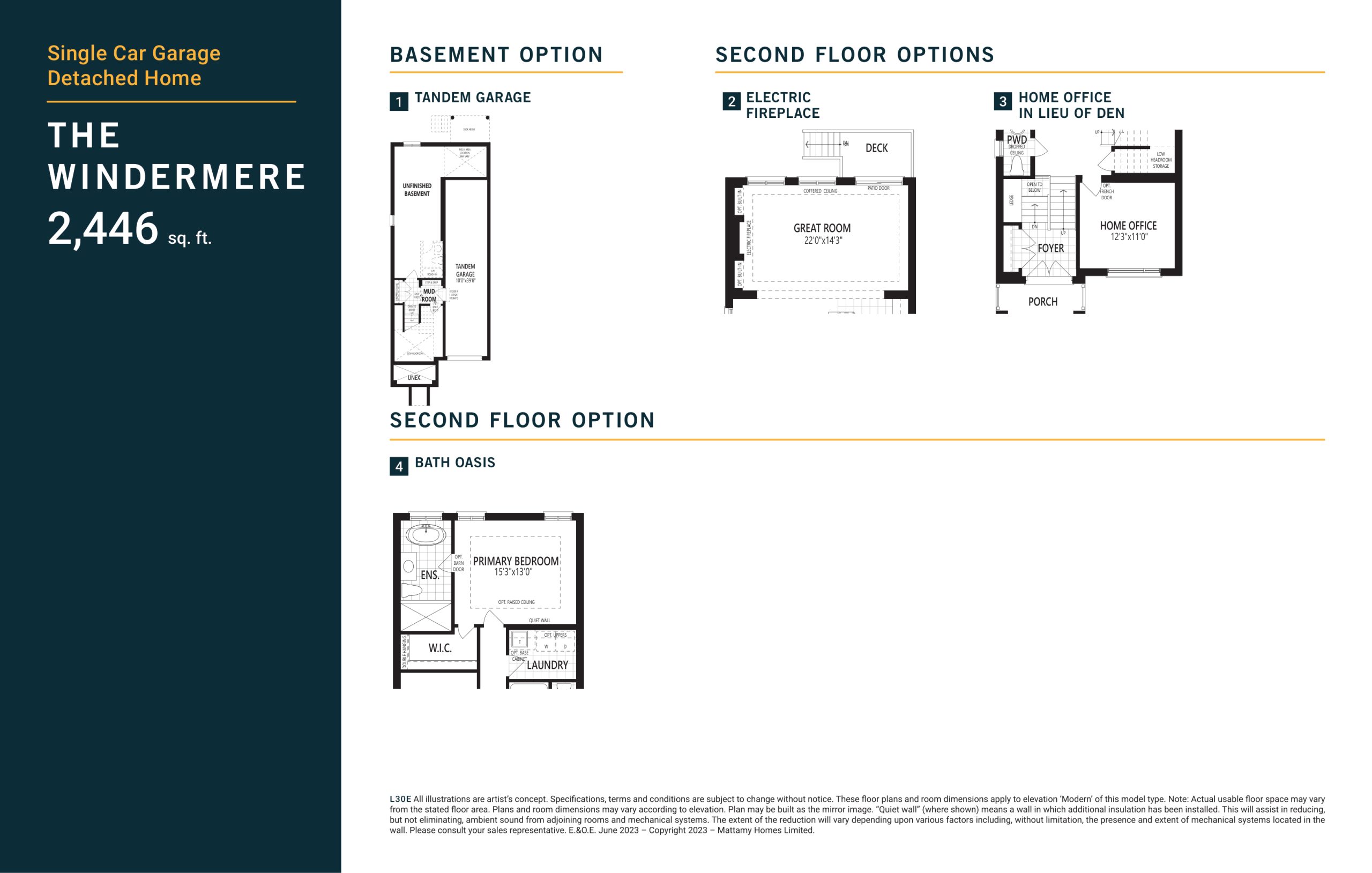 The Windermere (Ground Floor Options) floor plan