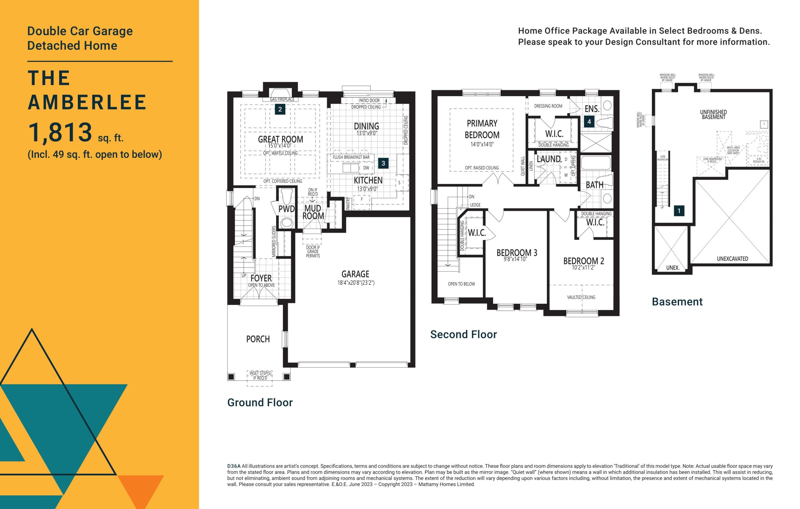 The Amberlee floor plan
