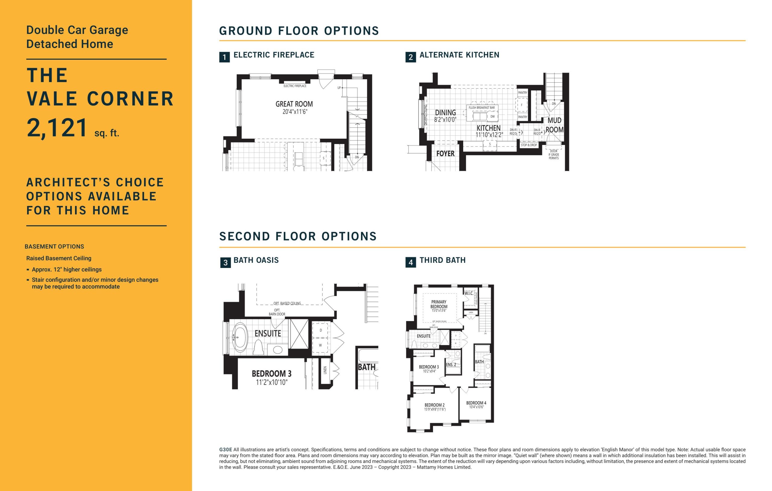 The Vale Corner (Ground Floor Options) floor plan