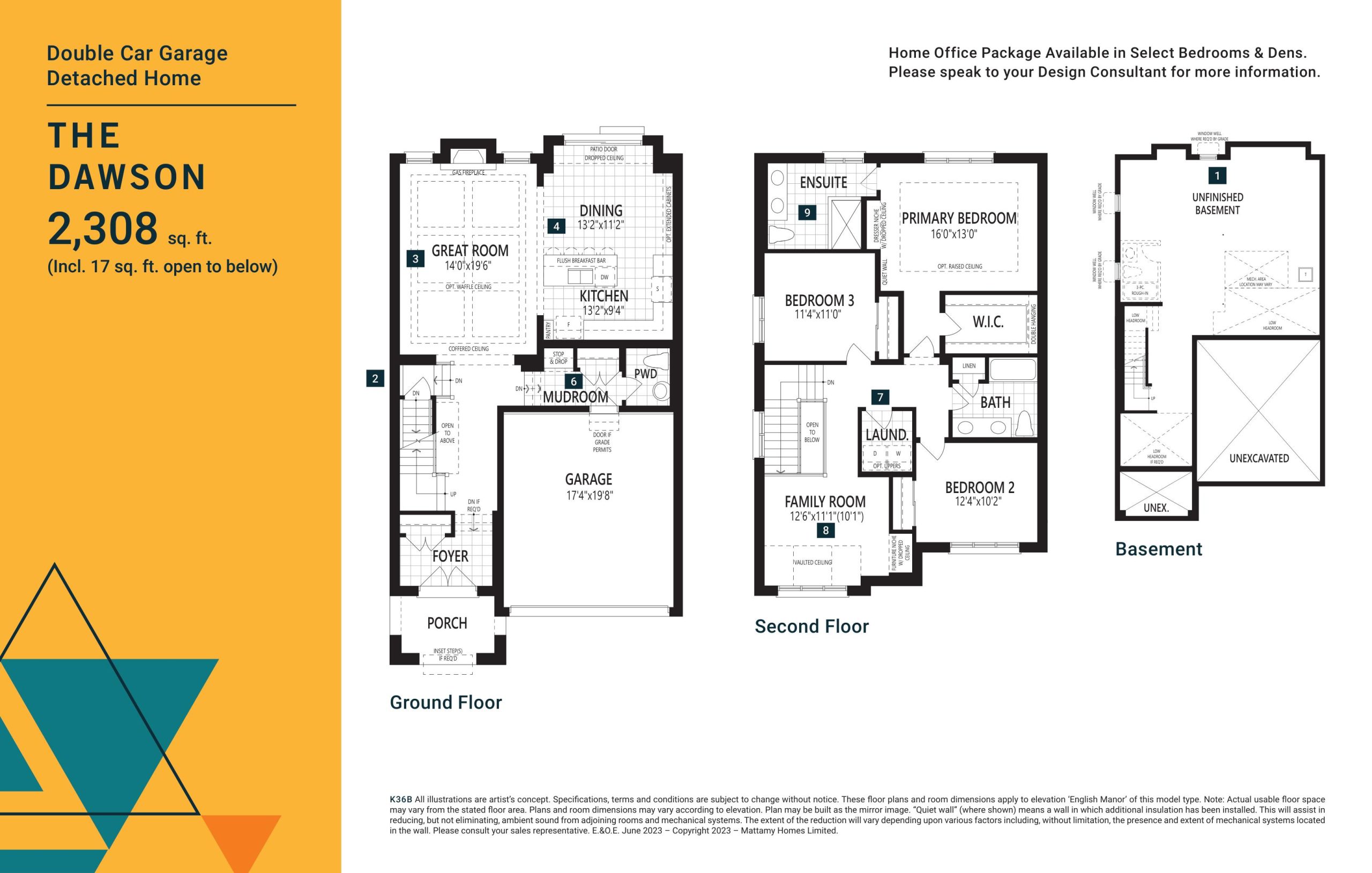 The Dawson floor plan