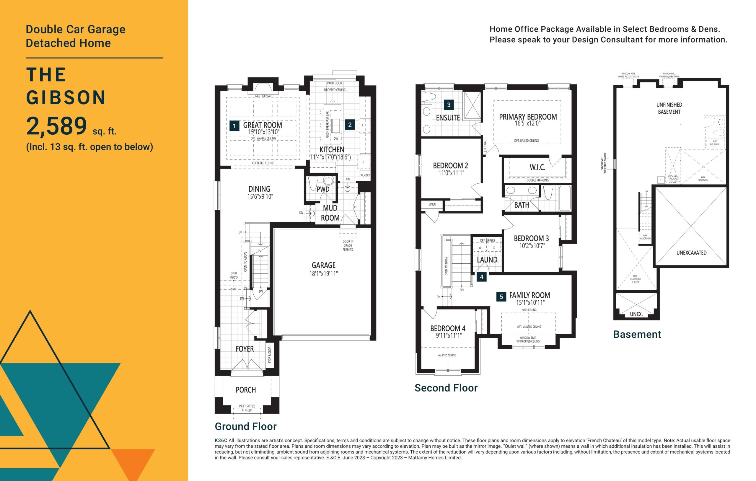 The Gibson floor plan