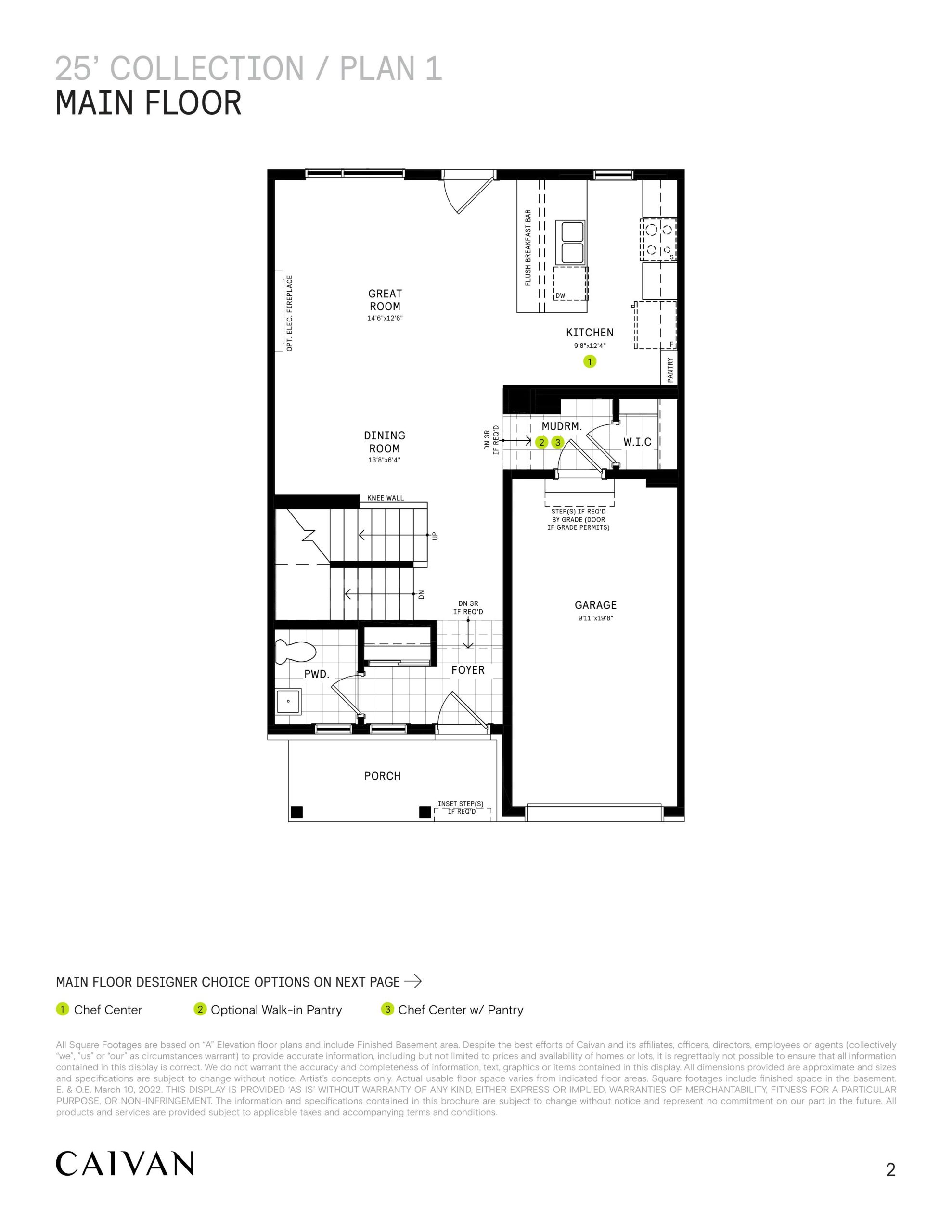 25' Collection / Plan 1 floor plan
