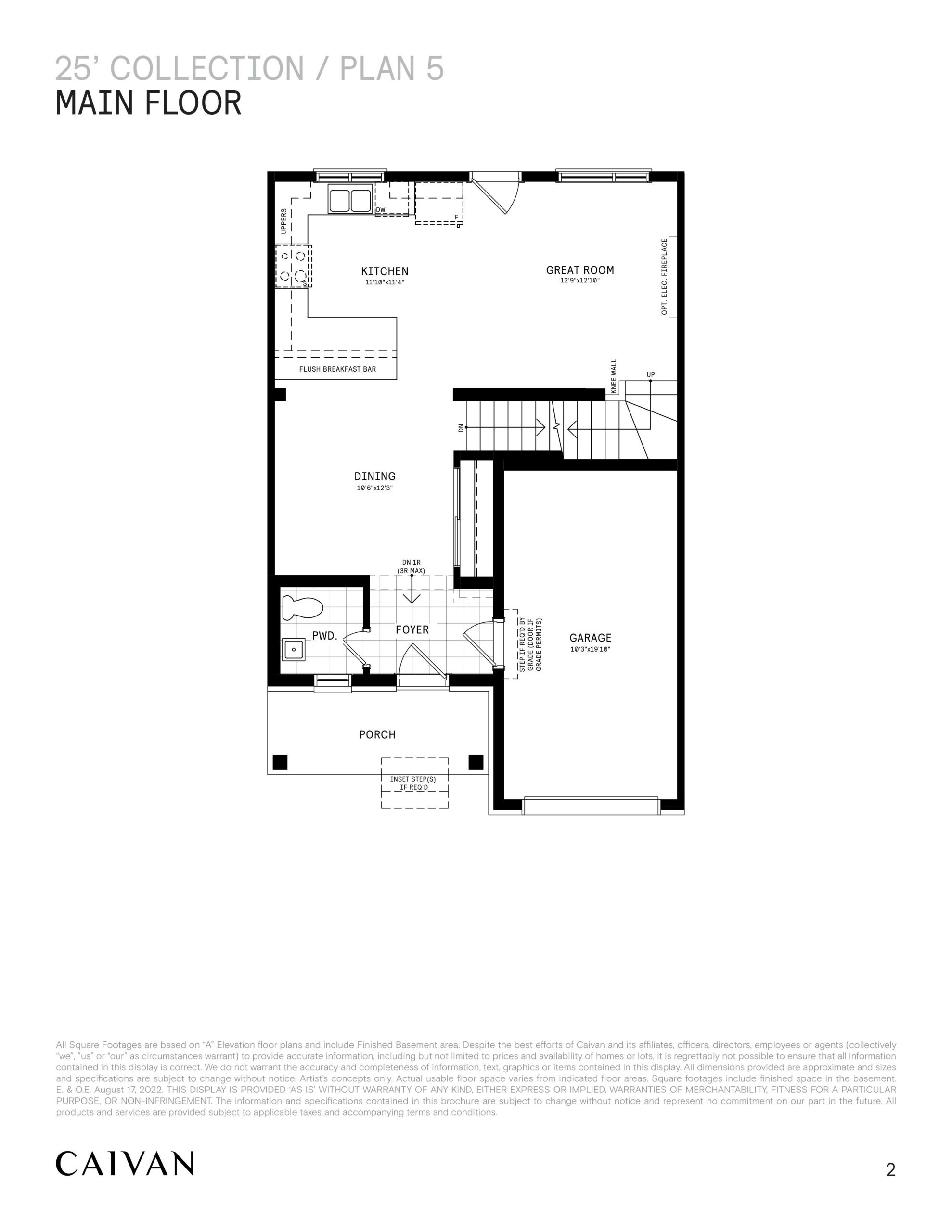 25' Collection / Plan 5 floor plan