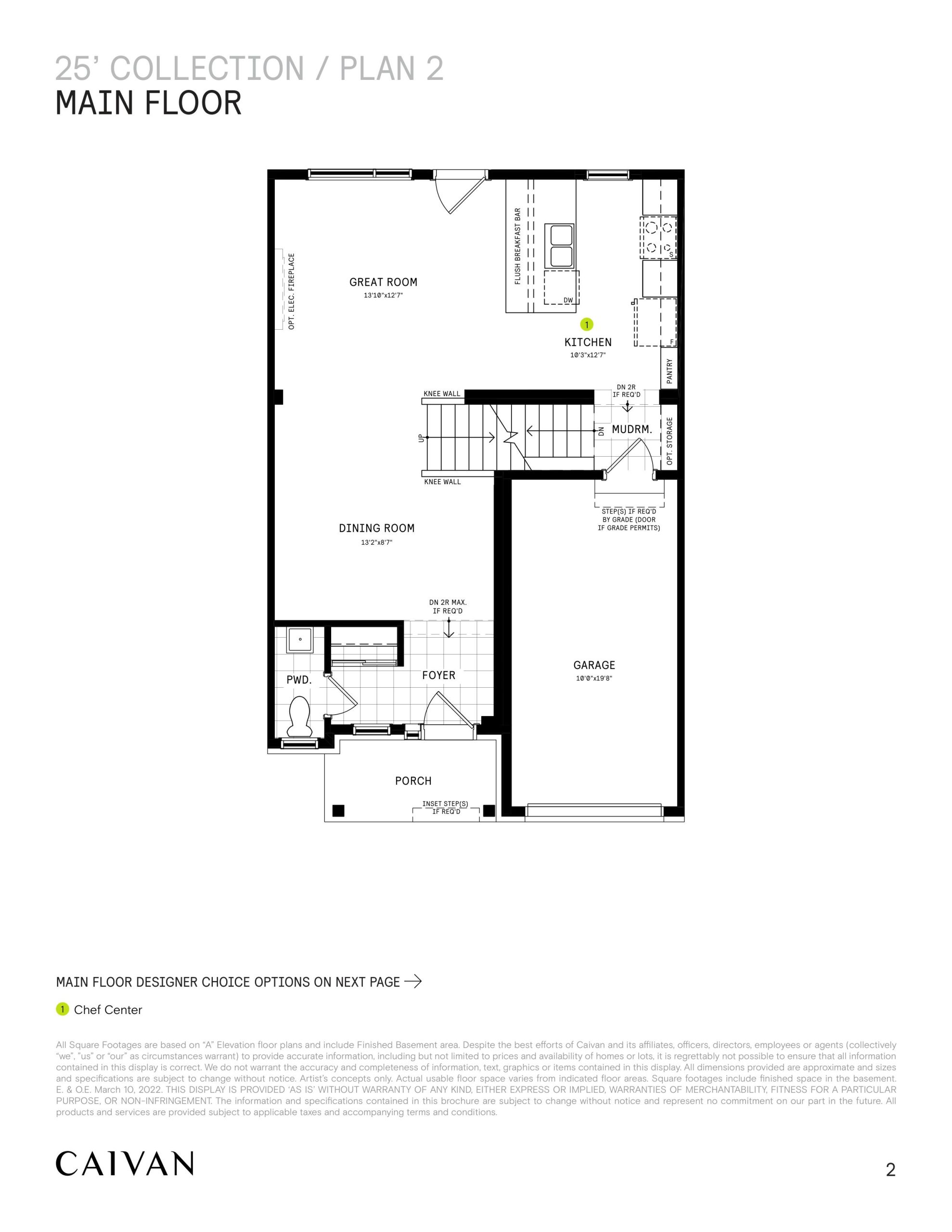 25' Collection / Plan 2 floor plan