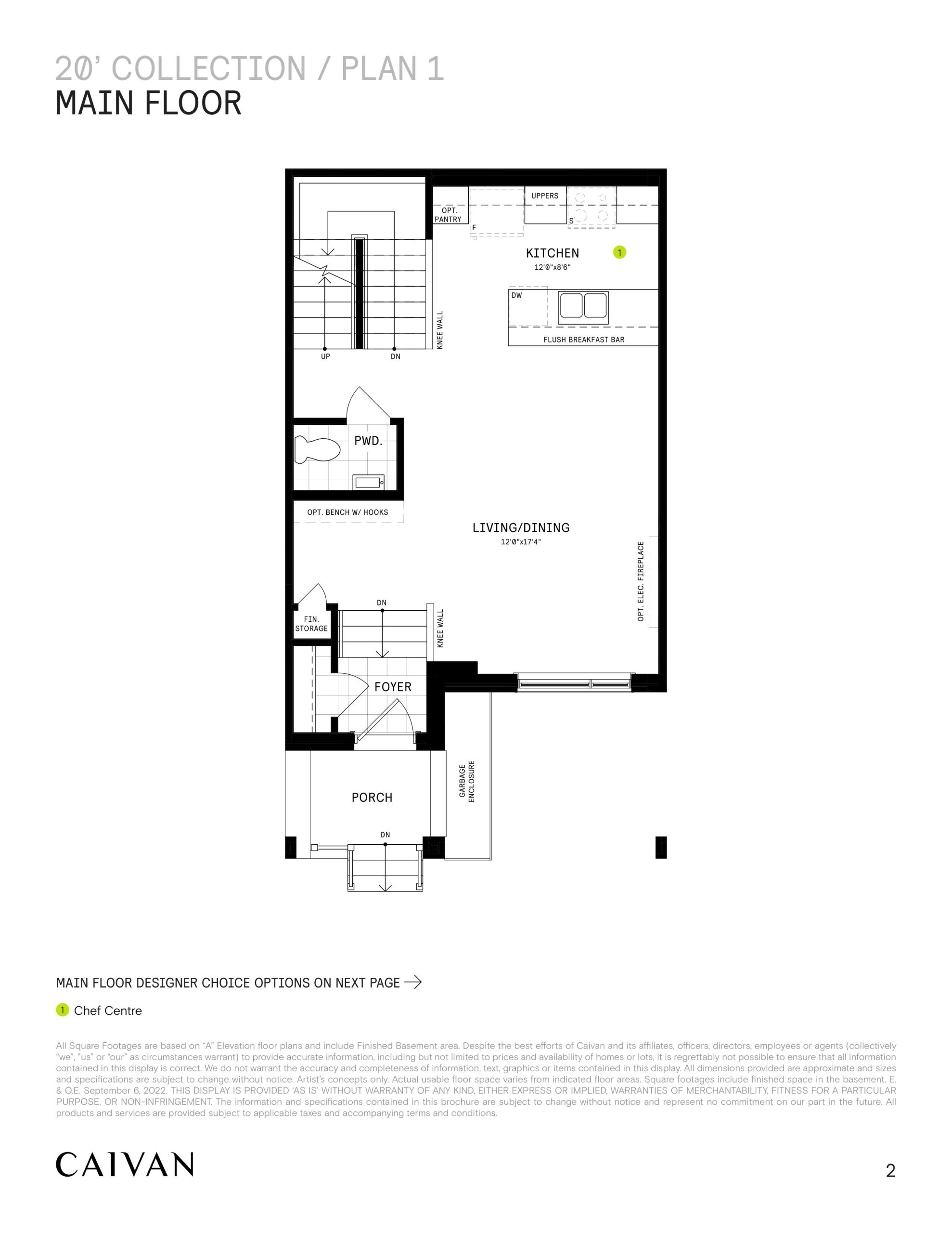 20' Collection / Plan 1 floor plan
