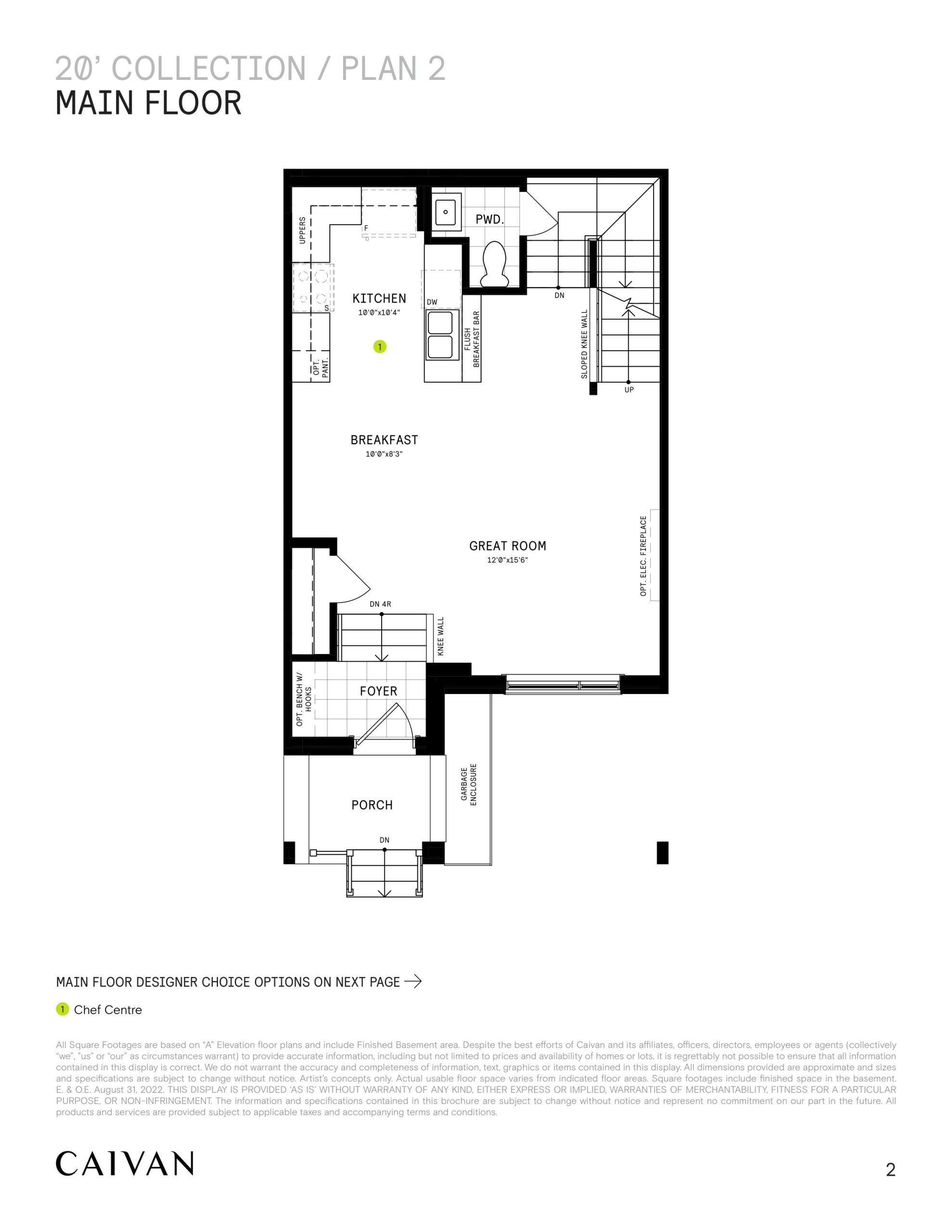 20' Collection / Plan 2 floor plan