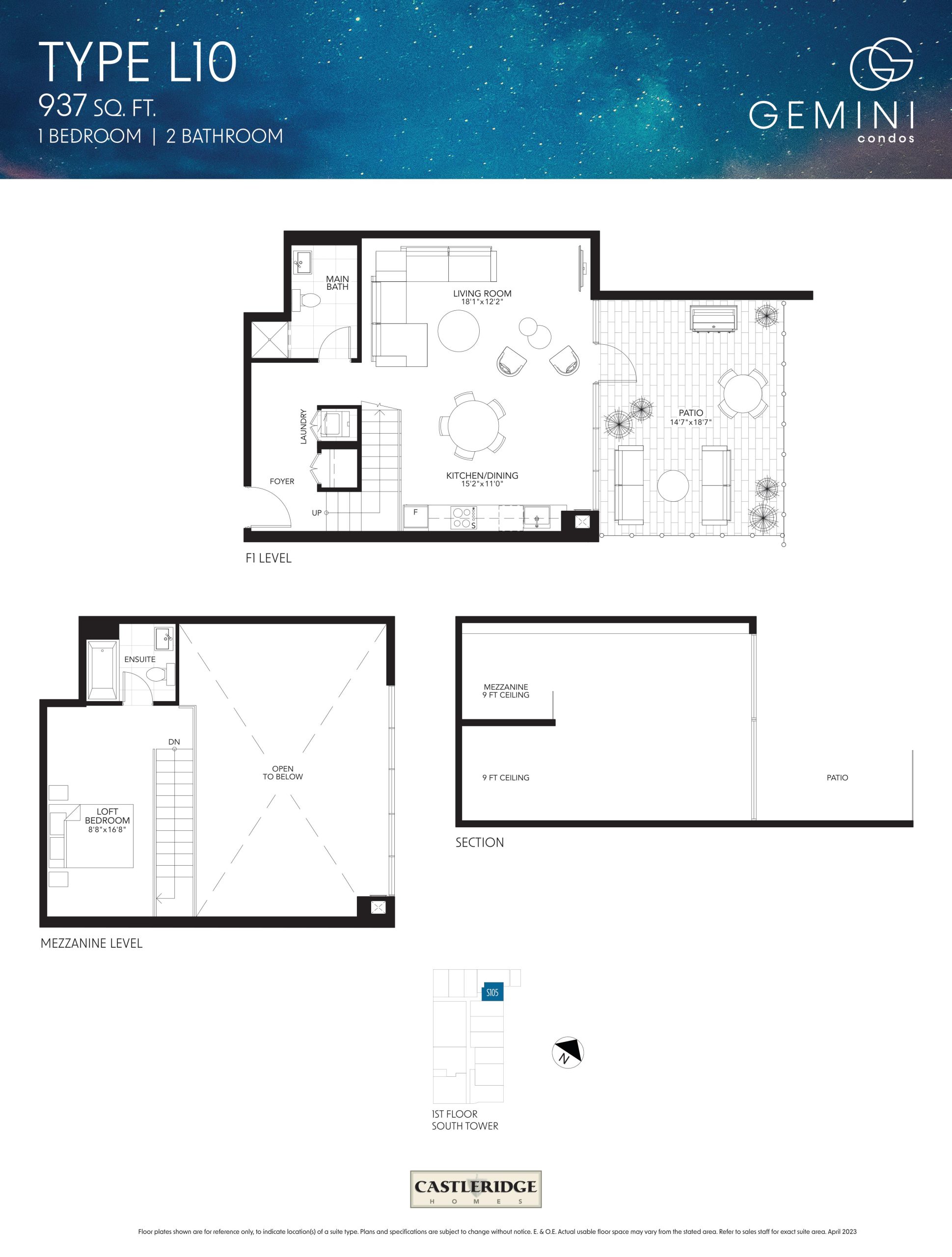 Type L10 floor plan
