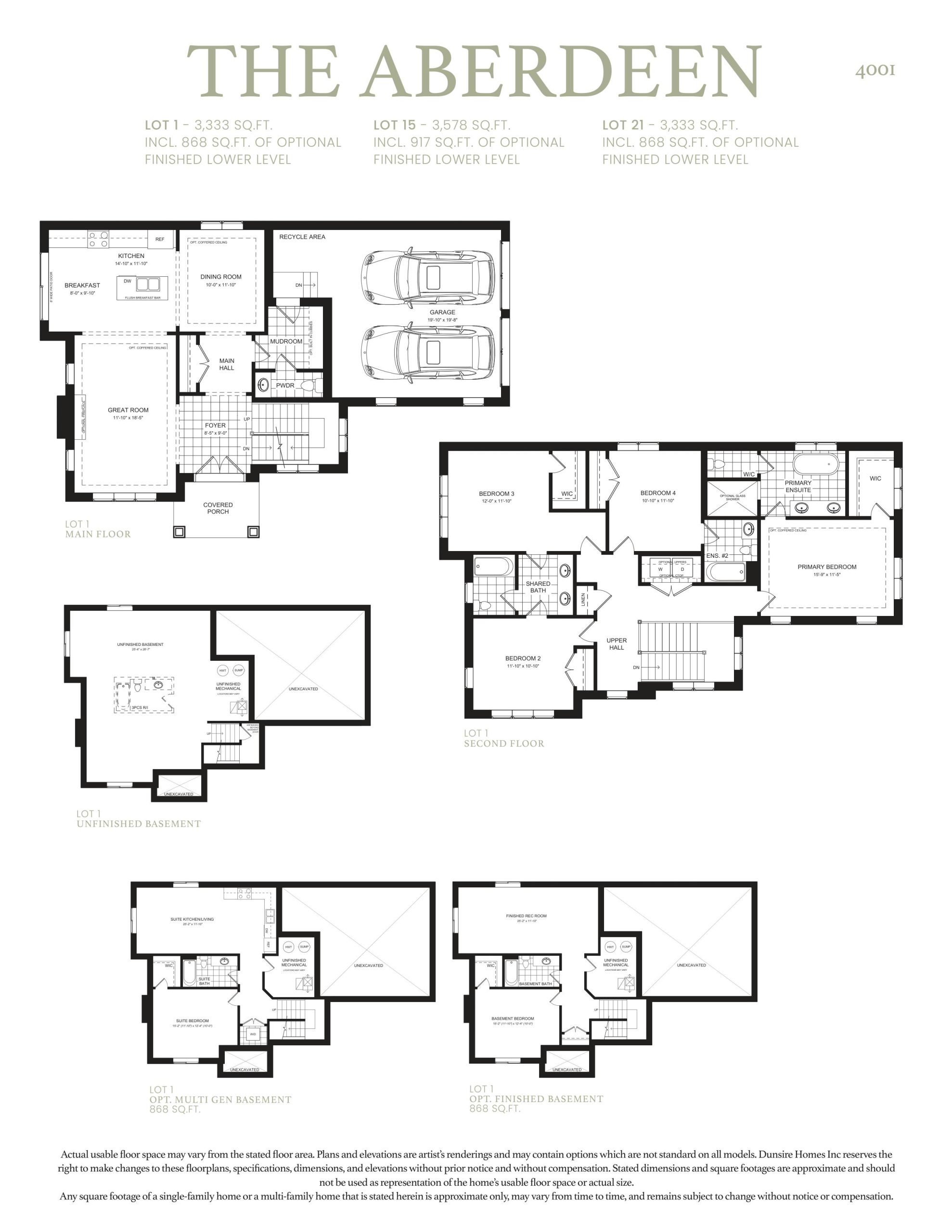 The Aberdeen floor plan