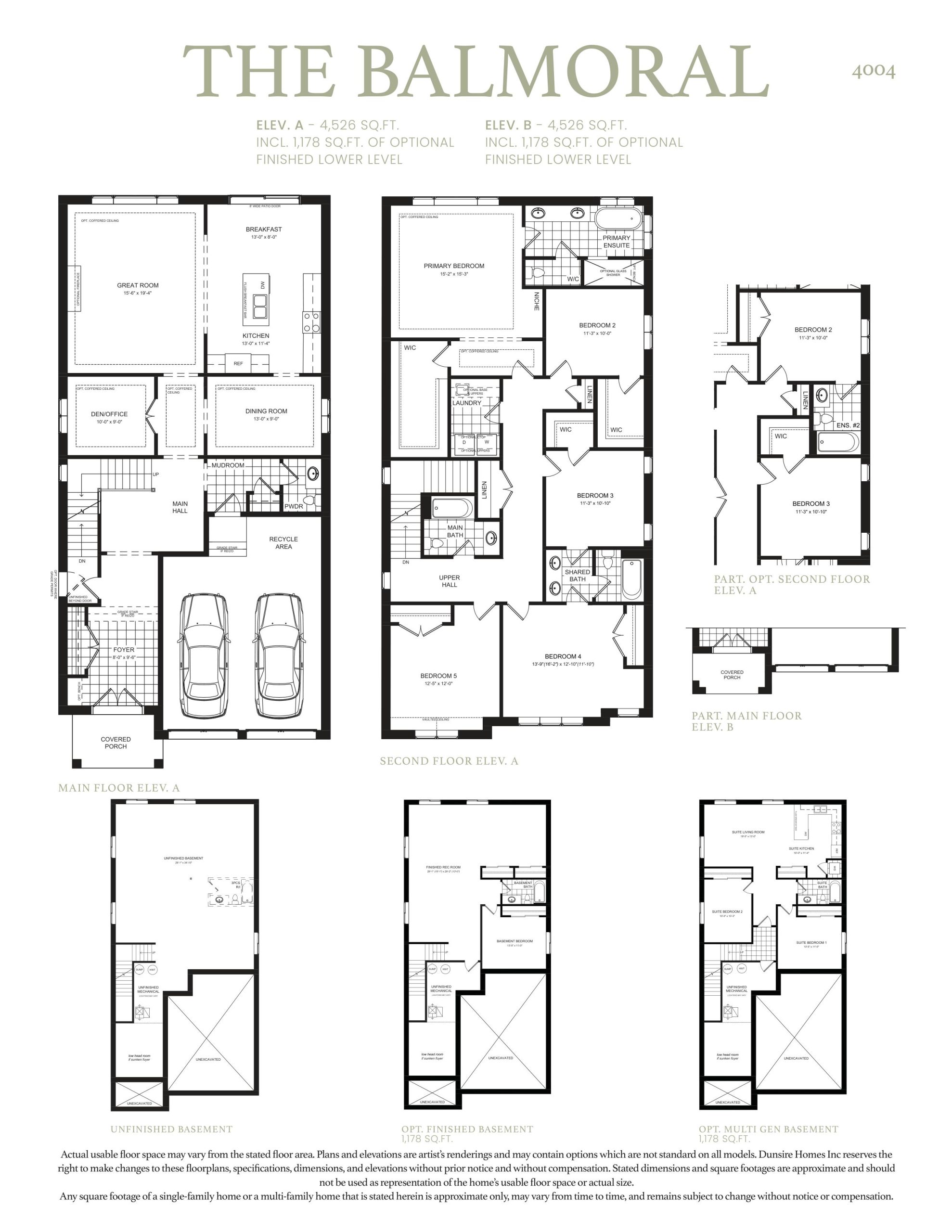 The Balmoral floor plan