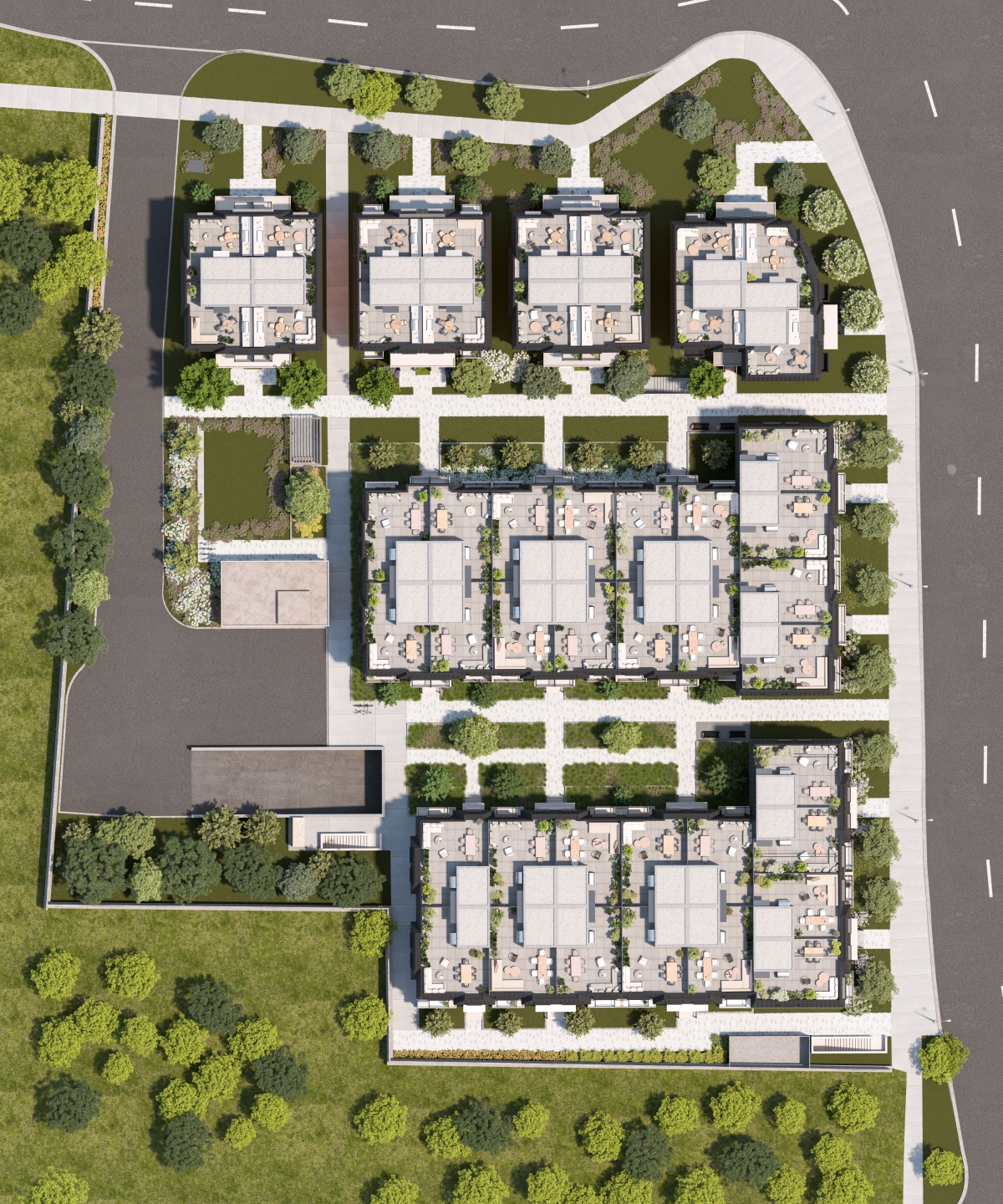 Islington Village in Toronto — rendering 17