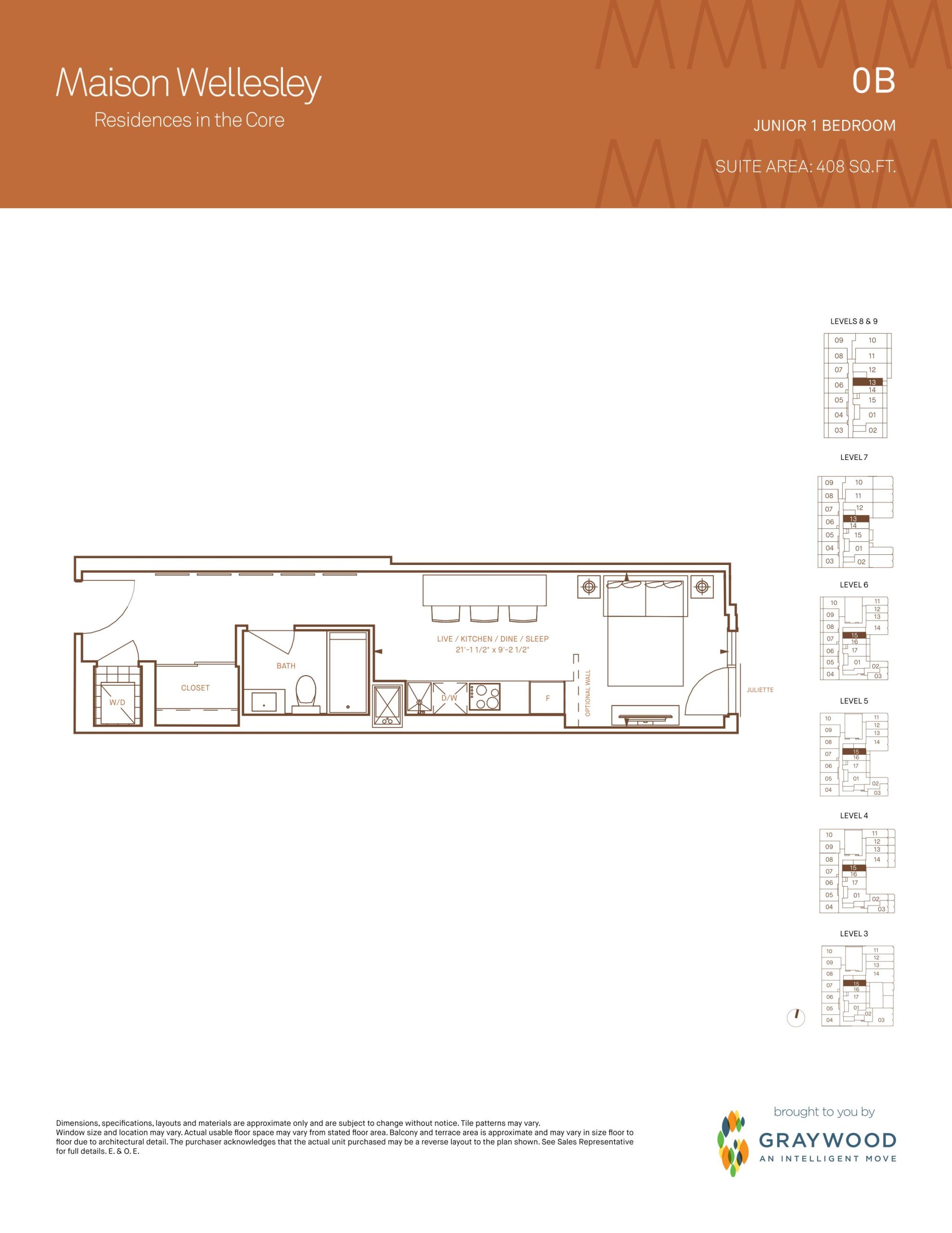 0B floor plan